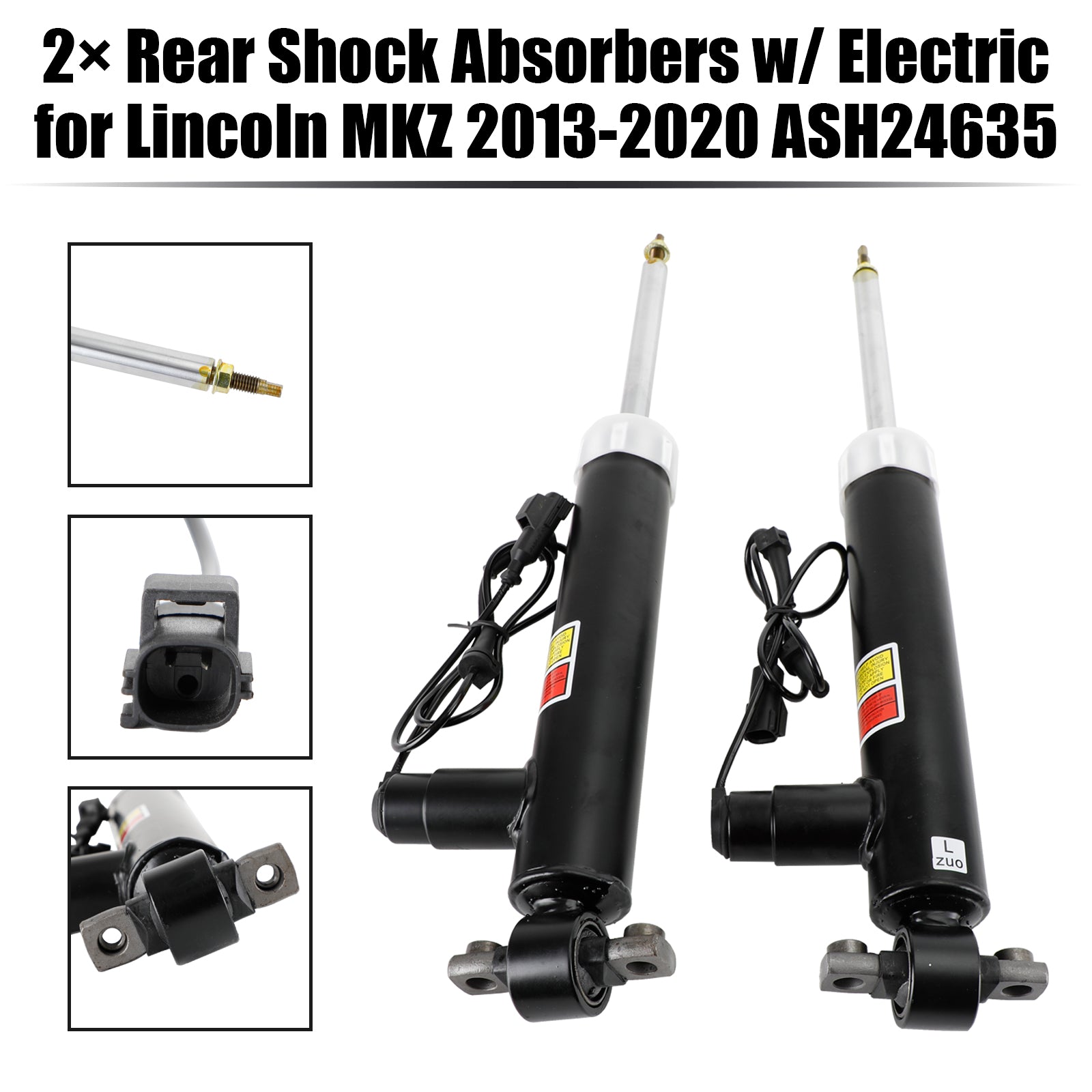 PALASER 2013-2020 Lincoln Mkz 2xRear Shock Absorbers W/ Electric ASH24651 ASH24635 - Image 4