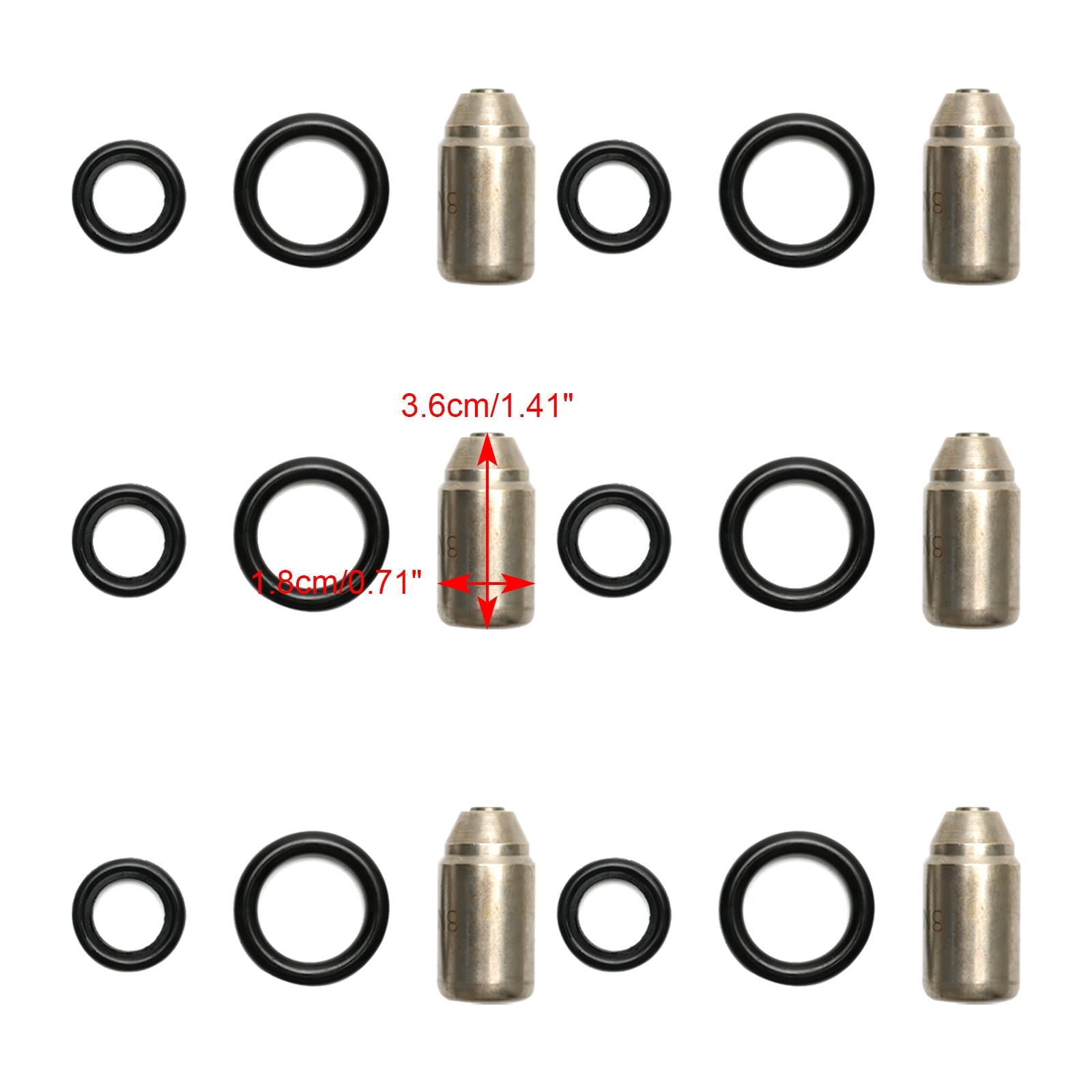 PALASER Caterpillar 3304 3306 D330C D333C 6PCS Injectors Nozzle Service Group 8N8796 7S-9891 7S-8722 8N-4694 - Image 11