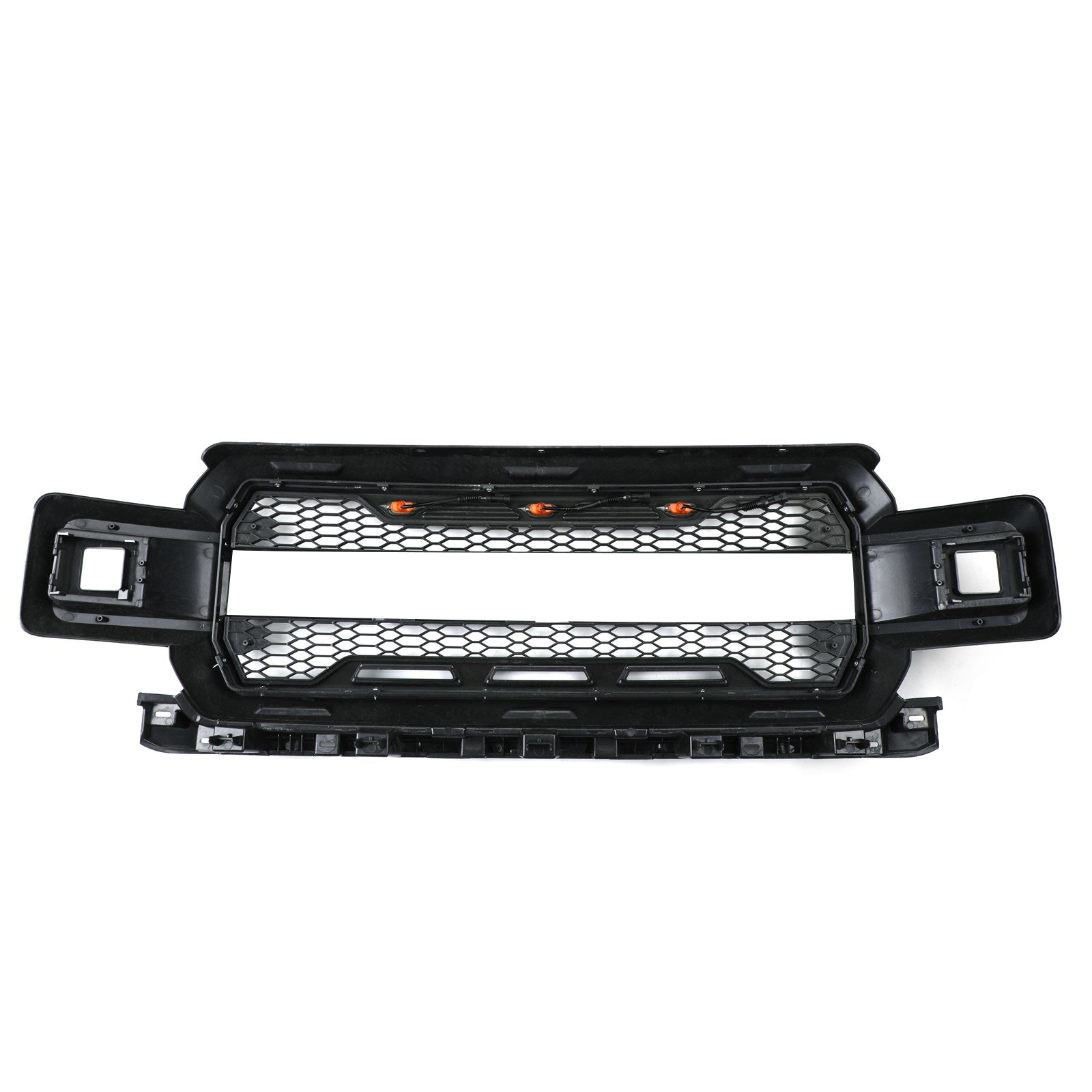 PALASER F150 2018-2020 Raptor Style Honeycomb Grill With Amber LED Grille Replacement Kit - Image 8