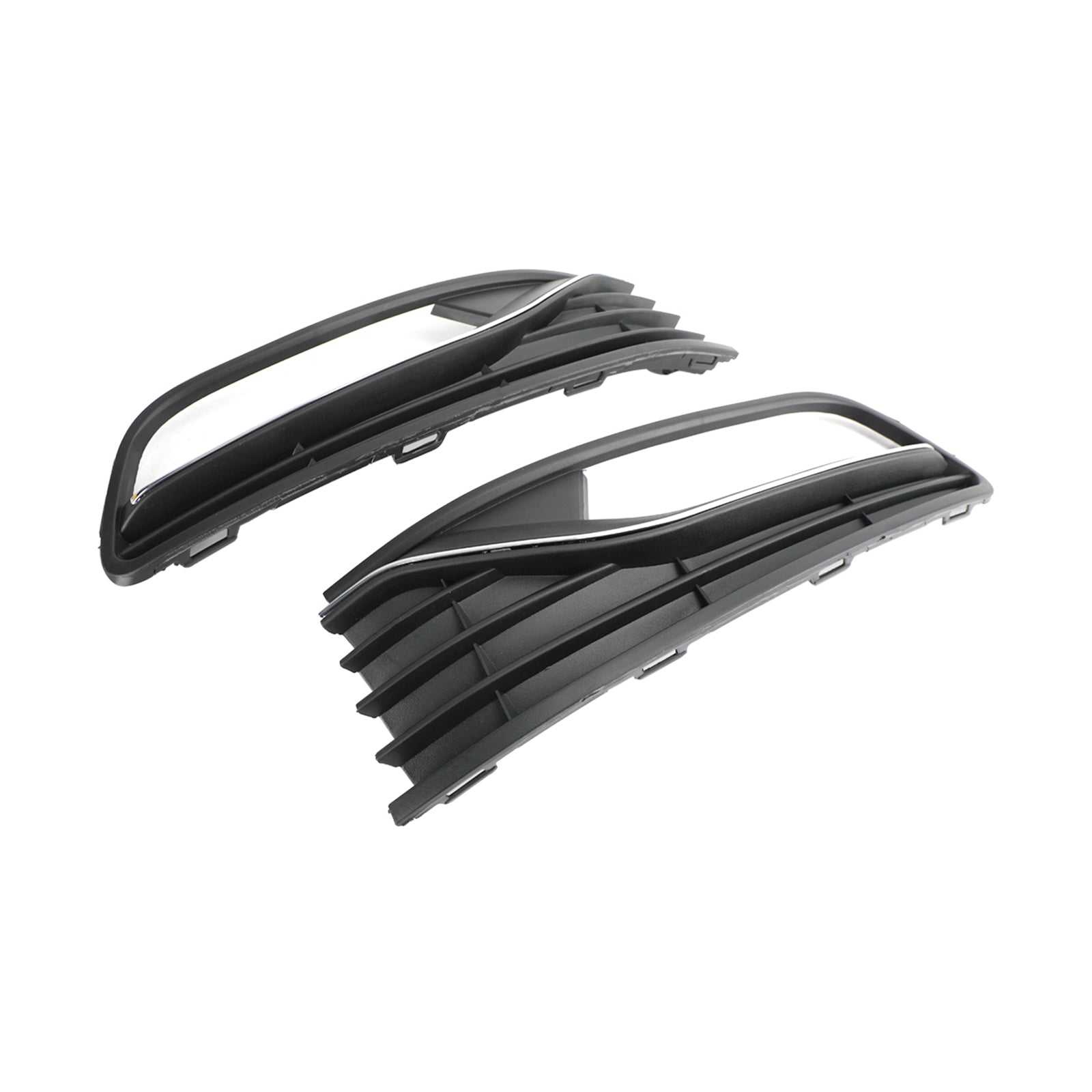 PALASER 2014-2017 Vw Polo 6R Pair Front Bumper Fog Light Cover Grill 56C0853665J 6C0853666J - Image 4