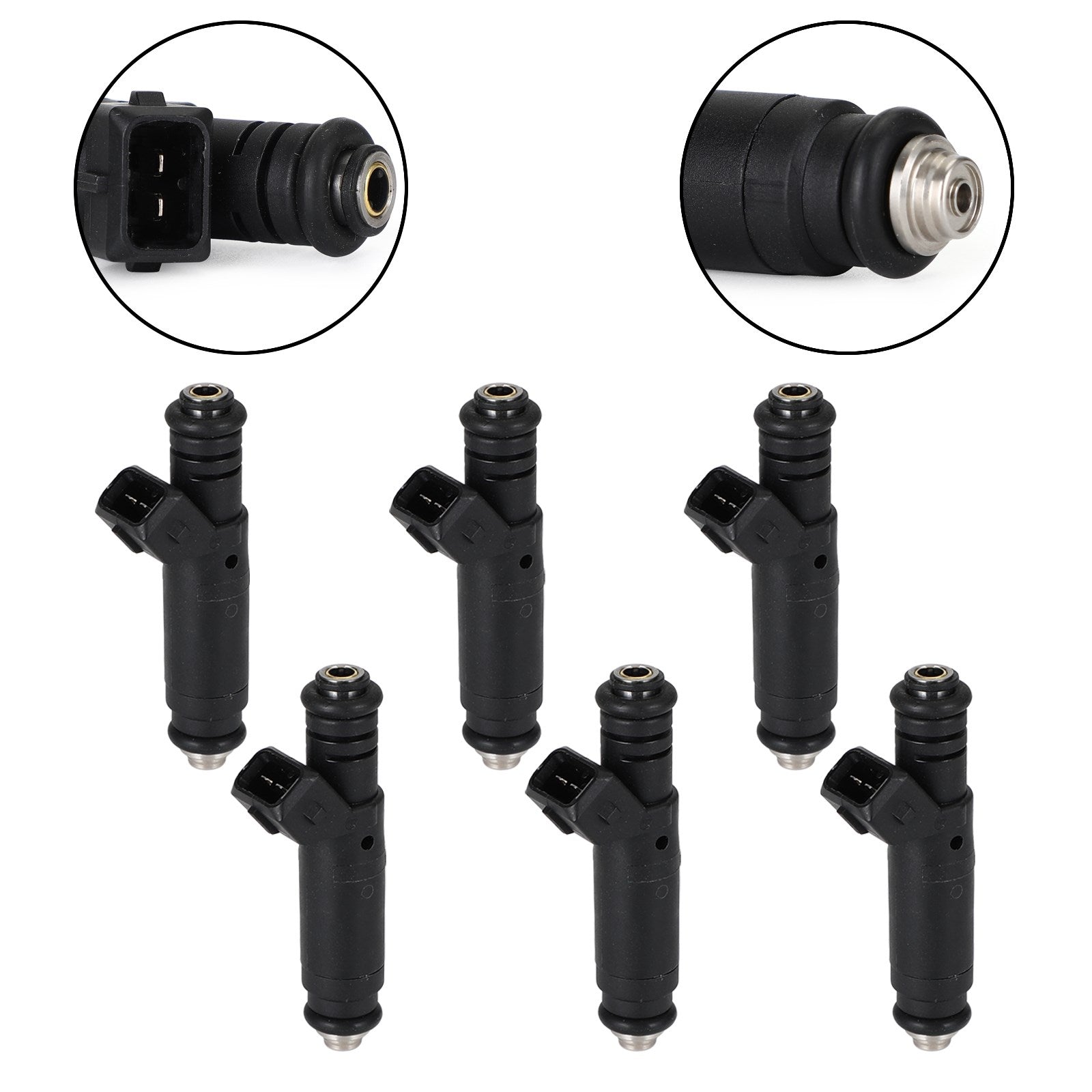 PALASER Siemens Deka Vw Audi Gm Agu EV1 FI114961 6pcs Fuel Injectors 60LB 630cc - Image 2