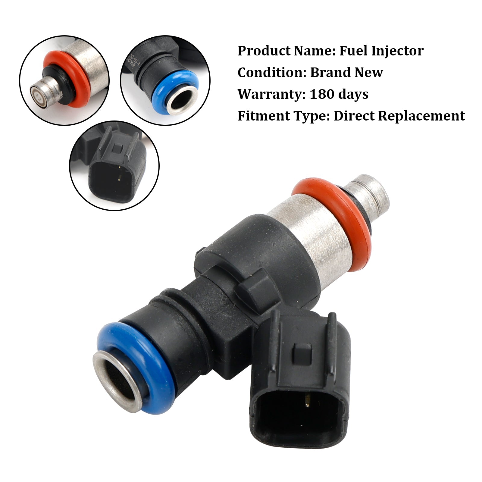 PALASER 2009-2012 Ford Escape Fusion 3.0L 1PCS Fuel Injector 0280158189 FJ998 9L8E-A5A - Image 12