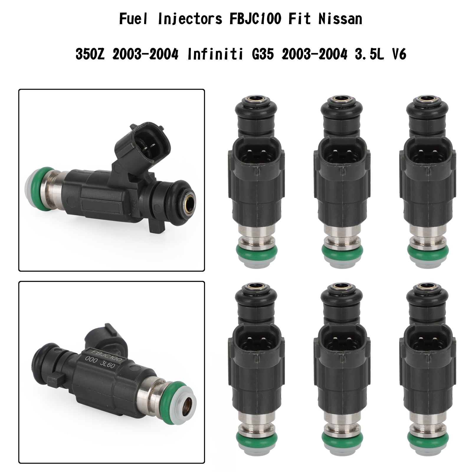 PALASER 2001-2004 Nissan Pathfinder 3.5L V6 1PCS/6PCS Fuel Injectors FBJC100 FBJC-100 842-12240 84212240 - Image 17