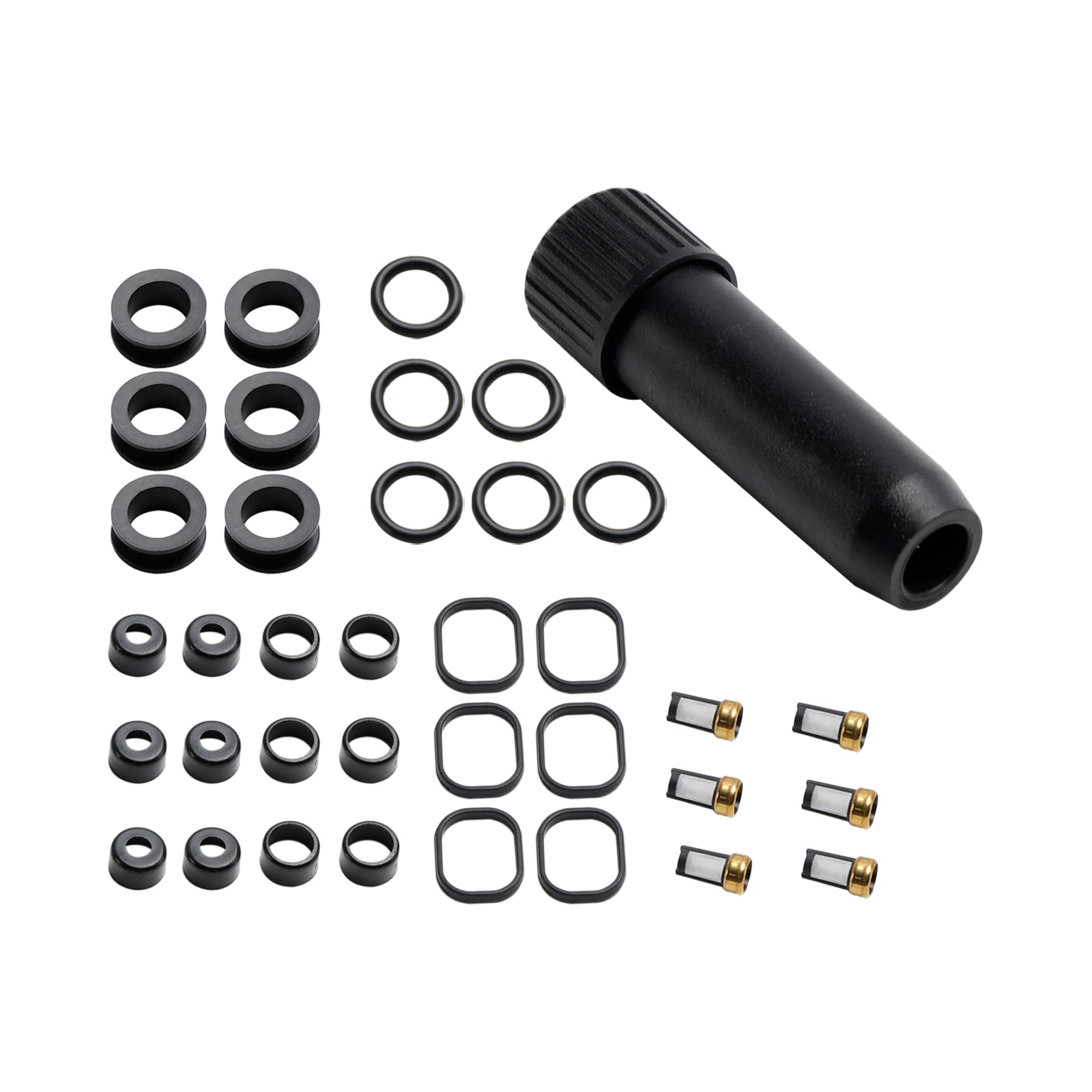 PALASER 2004-2006 Lexus ES330 RX330 Toyota Sienna Fuel Injector Repair Seal Kit 23250-20030 FJ644 - Image 7