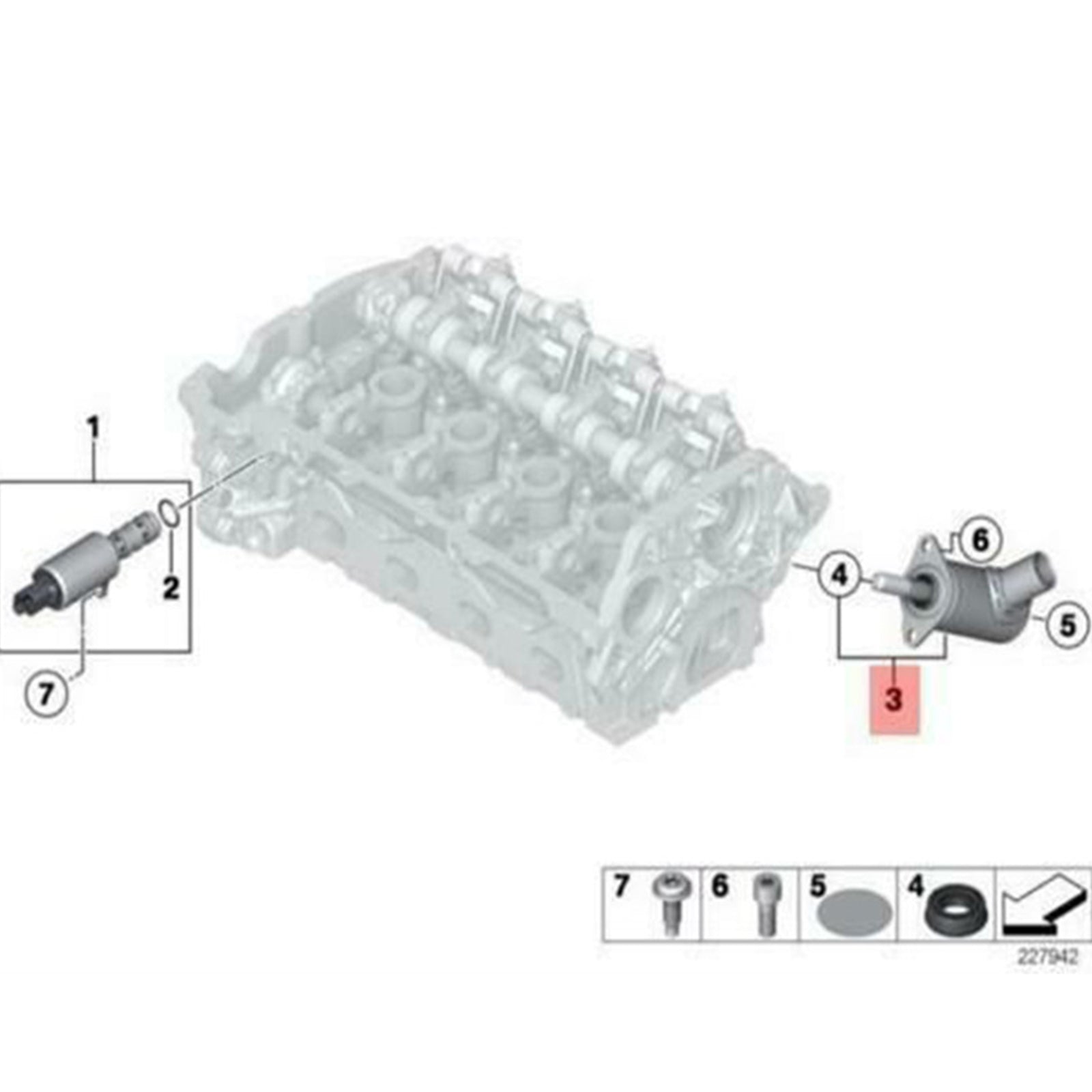 PALASER 2013-2016 Mini Paceman R61 Eccentric Shaft Valvetronic Motor Actuator 11377591588 - Image 2