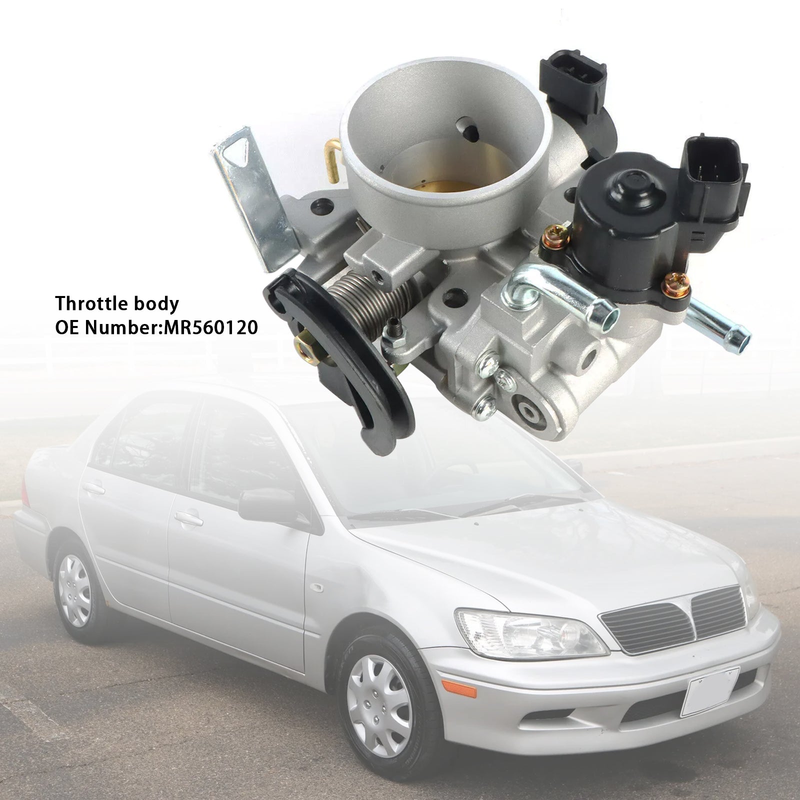PALASER 2003 Lancer Oz Rally Sedan 4-Door 2.0L 2000CC l4 Gas Sohc Naturally Aspirated Throttle Body MR560120 MN128888 - Image 2