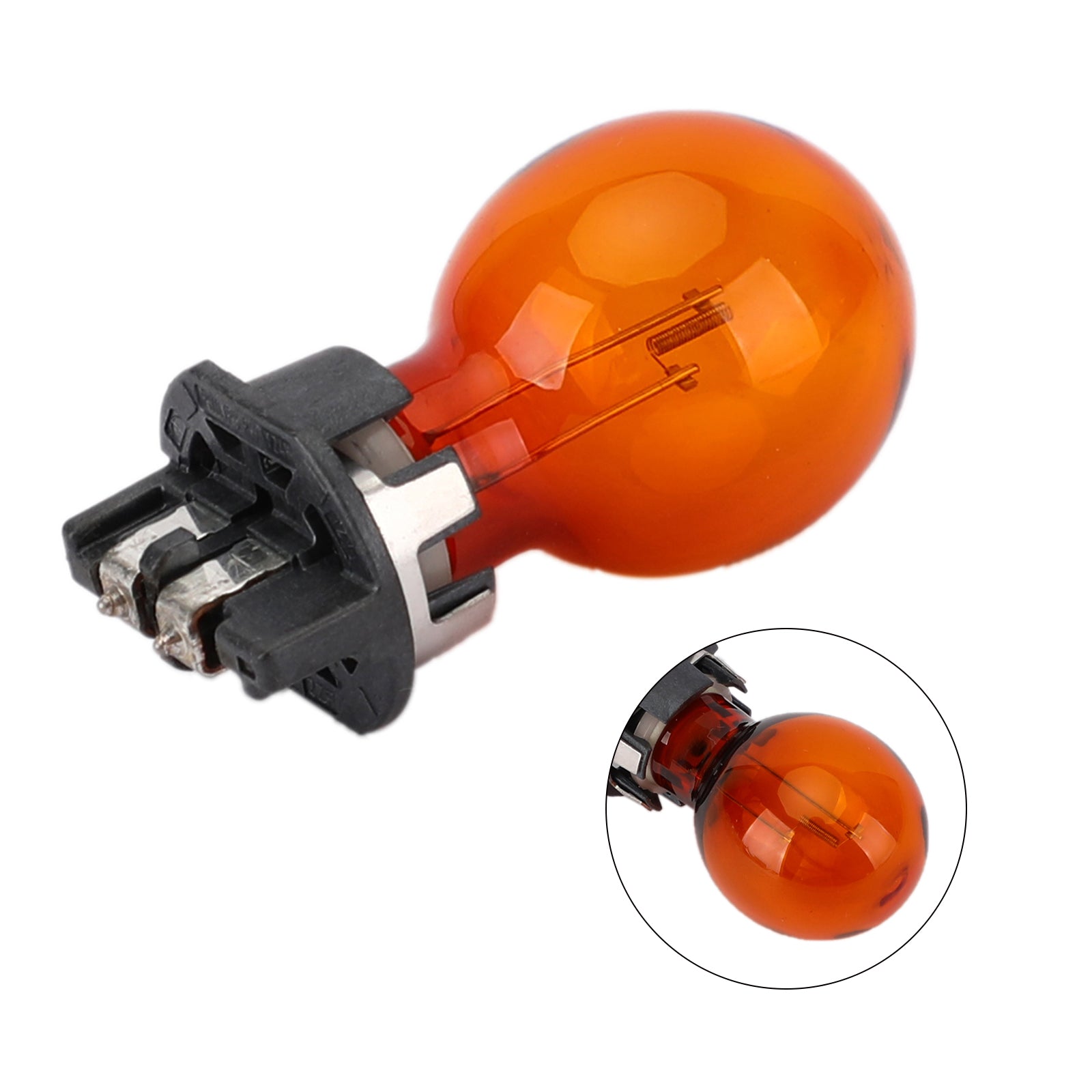 PALASER Audi A4L Philips Amber Front Turn Signal Light Bulb 12181NA PWY24W - Image 2