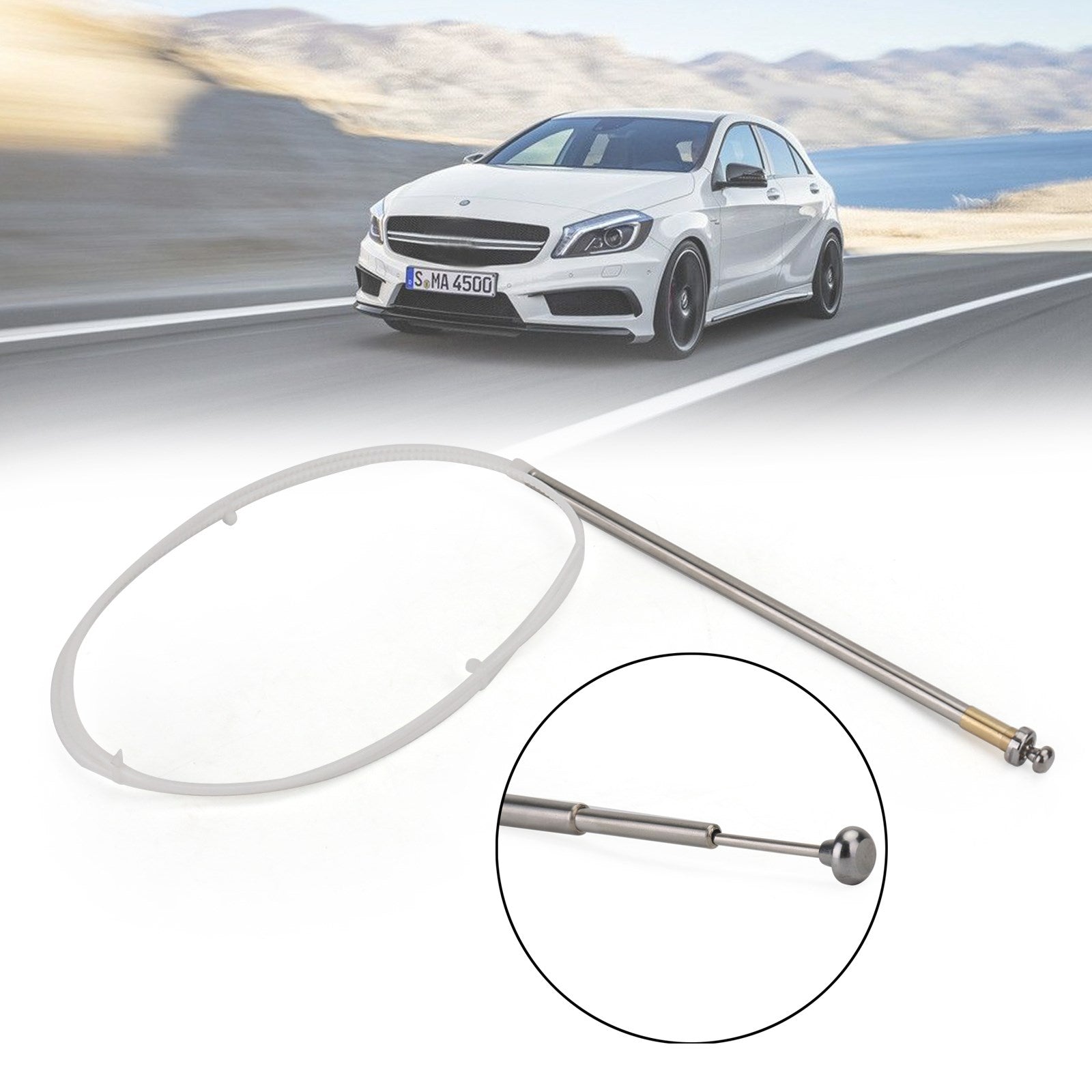 PALASER Mercedes-benz W124 W126 W201 C107 R107 Power Antenna Mast OEM Replacement - Image 2
