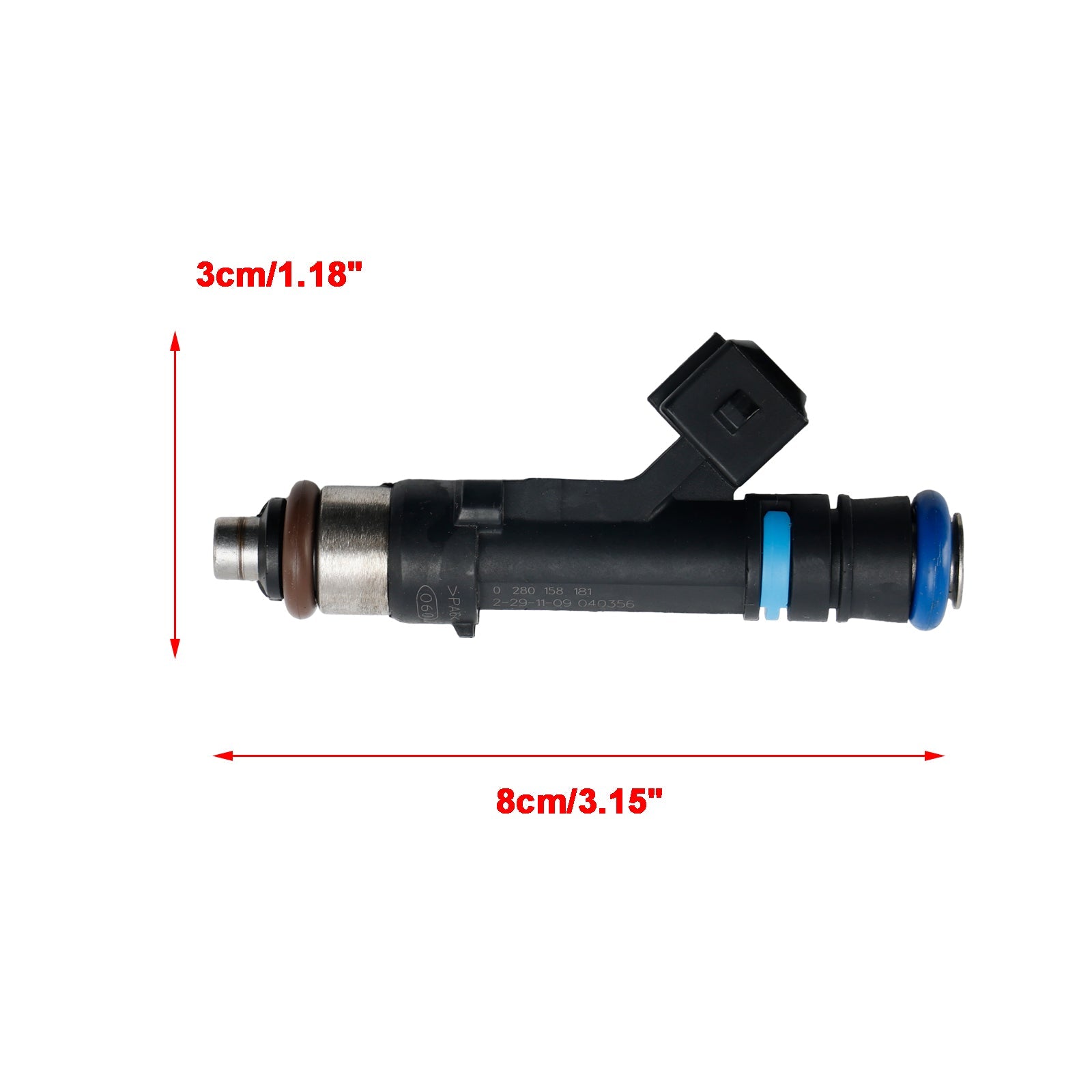 PALASER Vauxhall 1.0L 1.2L 1.4L Petrol Engine Fuel Injectors 24420543 0280158181 - Image 2