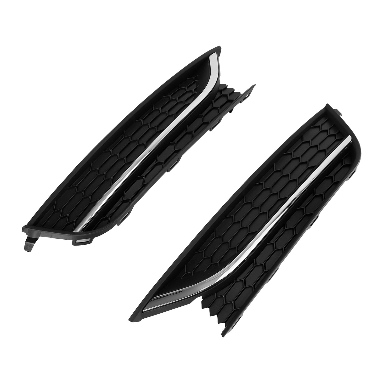 PALASER 2012-2015 Vw Passat 2PCS Front Driving Fog Light Cover Black/chrome - Image 11