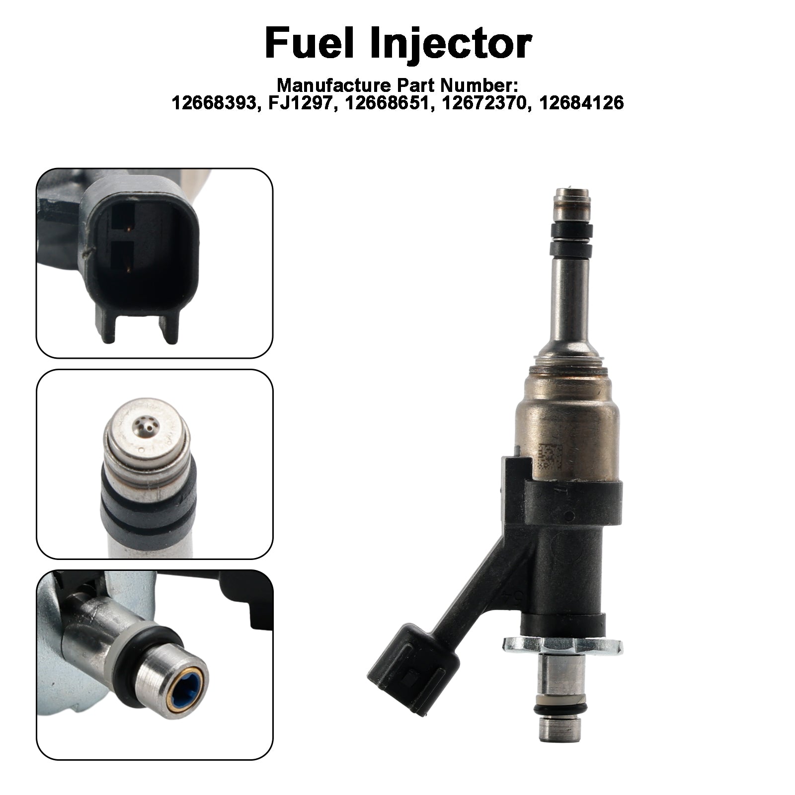 PALASER 2014-2018 Chevrolet Corvette Silverado 1500 Fuel Injectors 12668393 FJ1297 - Image 7