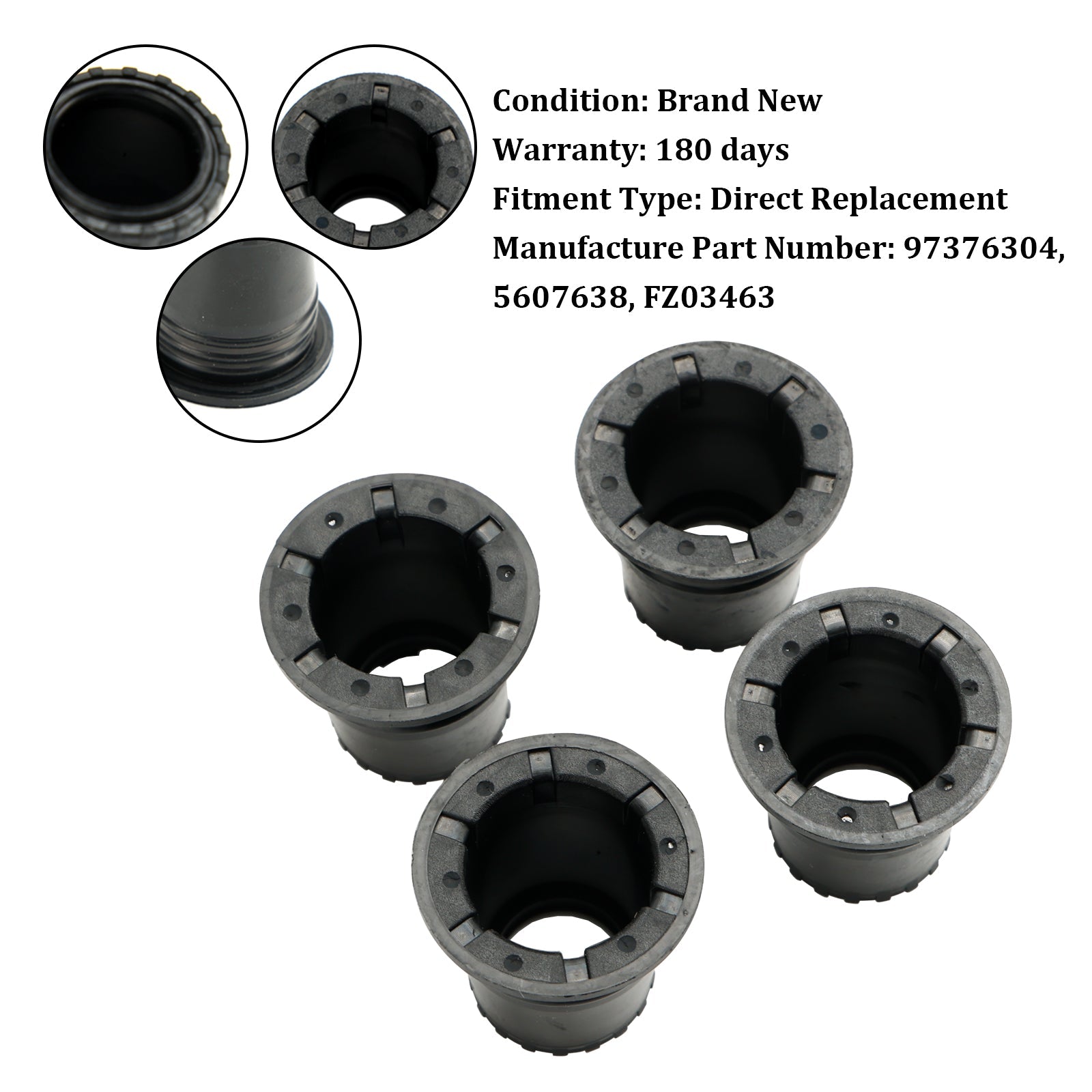 PALASER 4pcs Fuel Diesel Injector Upper Seal Fit Vauxhall Astra H/j Corsa D Mokka 1.7 - Image 8