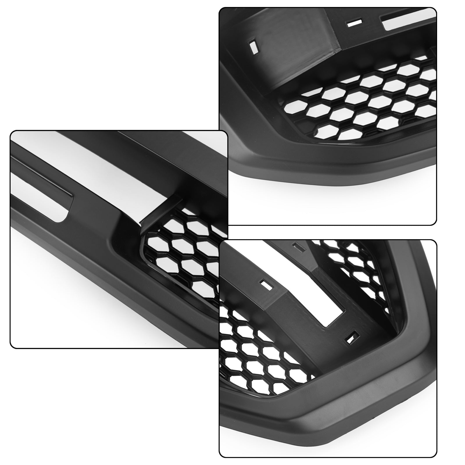 PALASER Ford Ranger 2019-2023 Raptor Style Front Bumper Grille Grill Black - Image 3