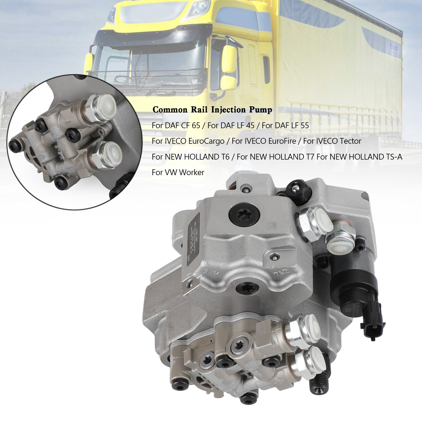 PALASER Iveco Eurocargo/eurofire/tector High Pressure Fuel Injection Pump 2995510 4896958 4897040 - Image 7