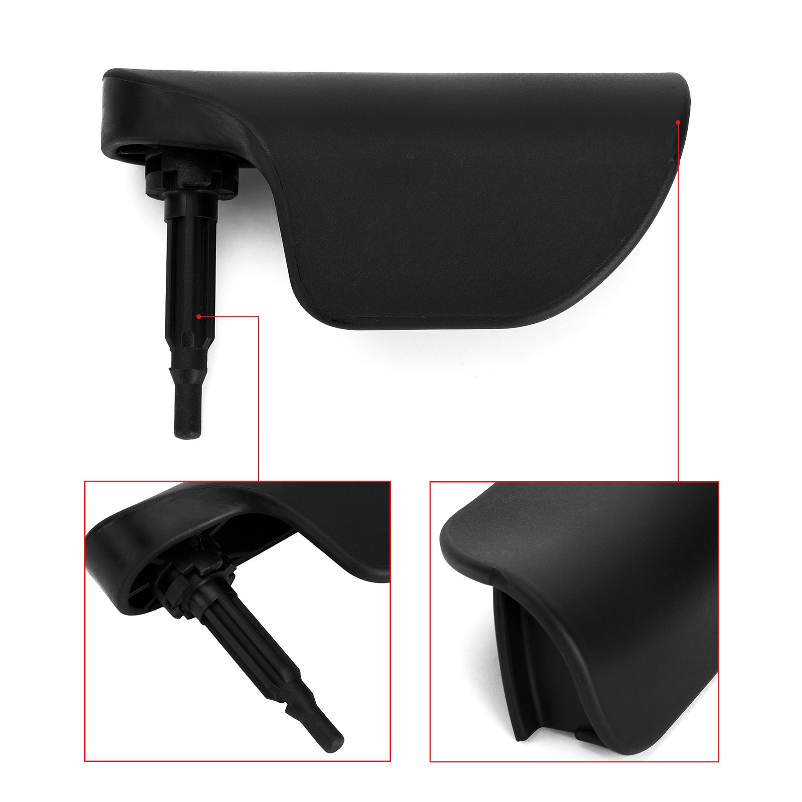 PALASER Hood Latch Release Handle Lever For 07-14 Audi Tt Tt Quattro 1.8/2.0L 8J1823533C - Image 2
