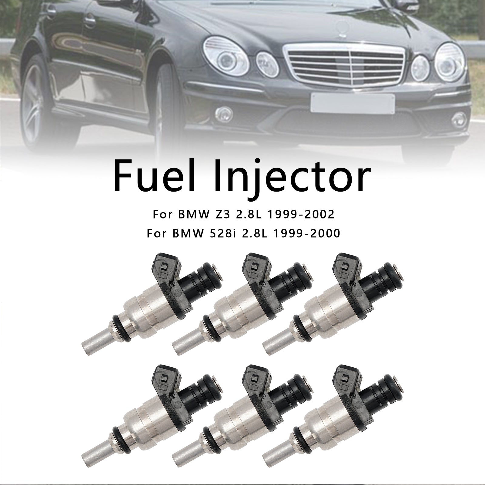 PALASER 2000 BMW 323Ci 2.5L 6Pcs Fuel Injector 13537546244 1427240 7546244 - Image 7