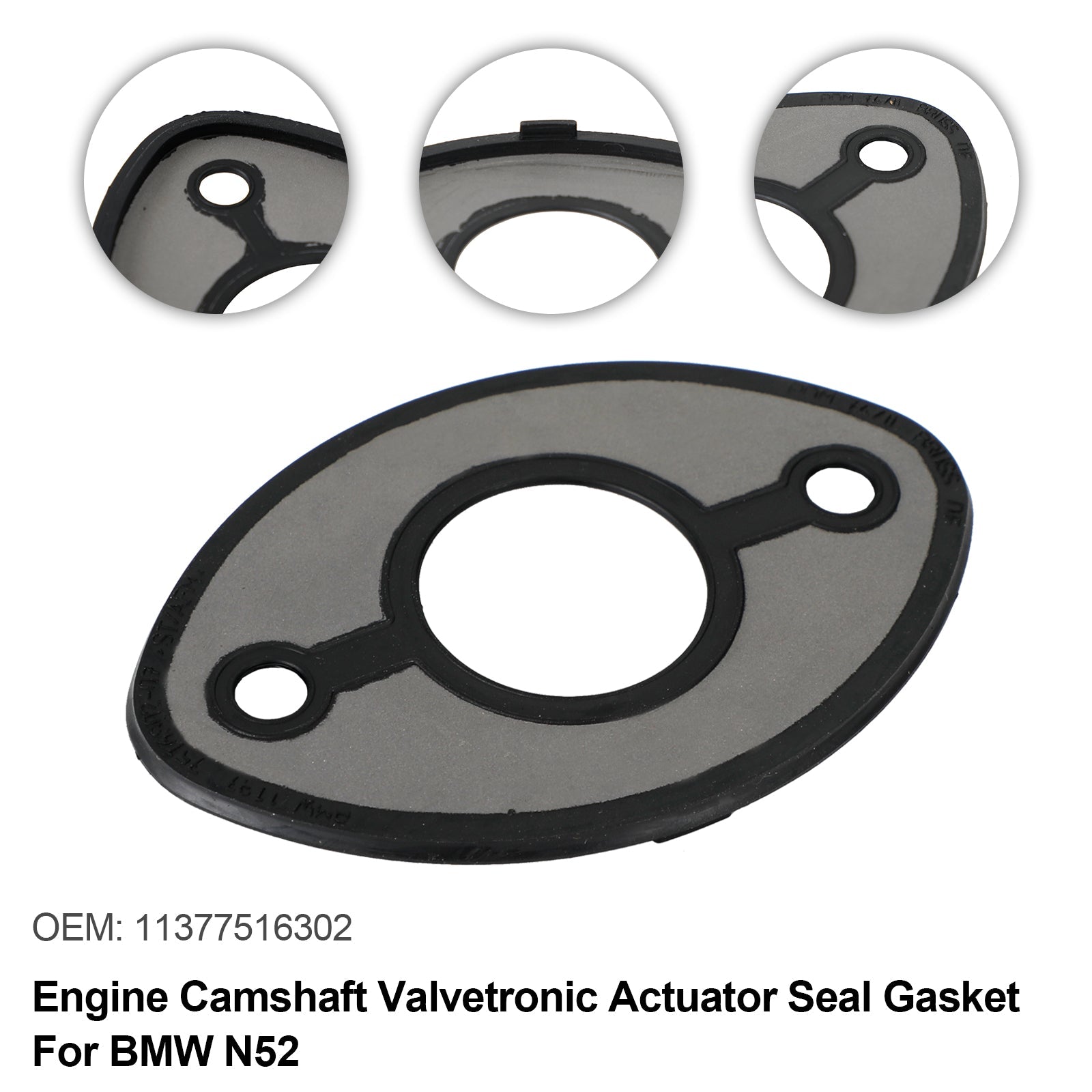 PALASER 2003 - 2010 BMW 5 Series E60 E61 Engine Camshaft Valvetronic Actuator Seal Gasket 11377516302 - Image 2