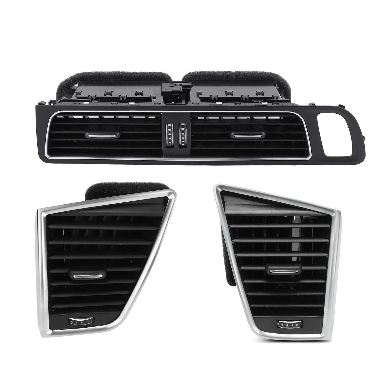 PALASER Front Dashboard Center Ac Air Vent Grille Cover Bezel For Audi Q5 2009-2017 - Image 7