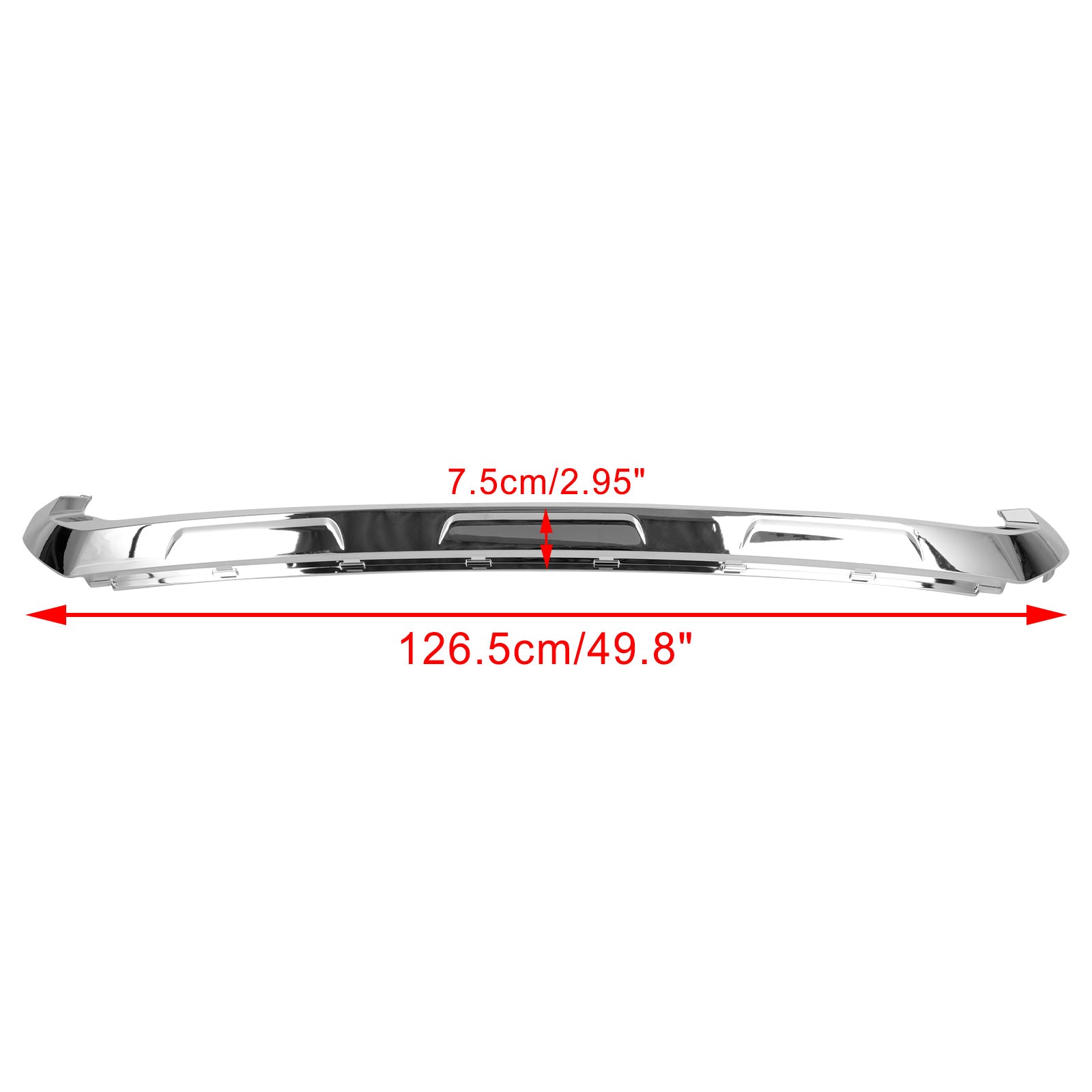 PALASER RX350 RX450 2016-2019 Base Model Front Bumper Cover Lower Grill Chrome Molding - Image 2