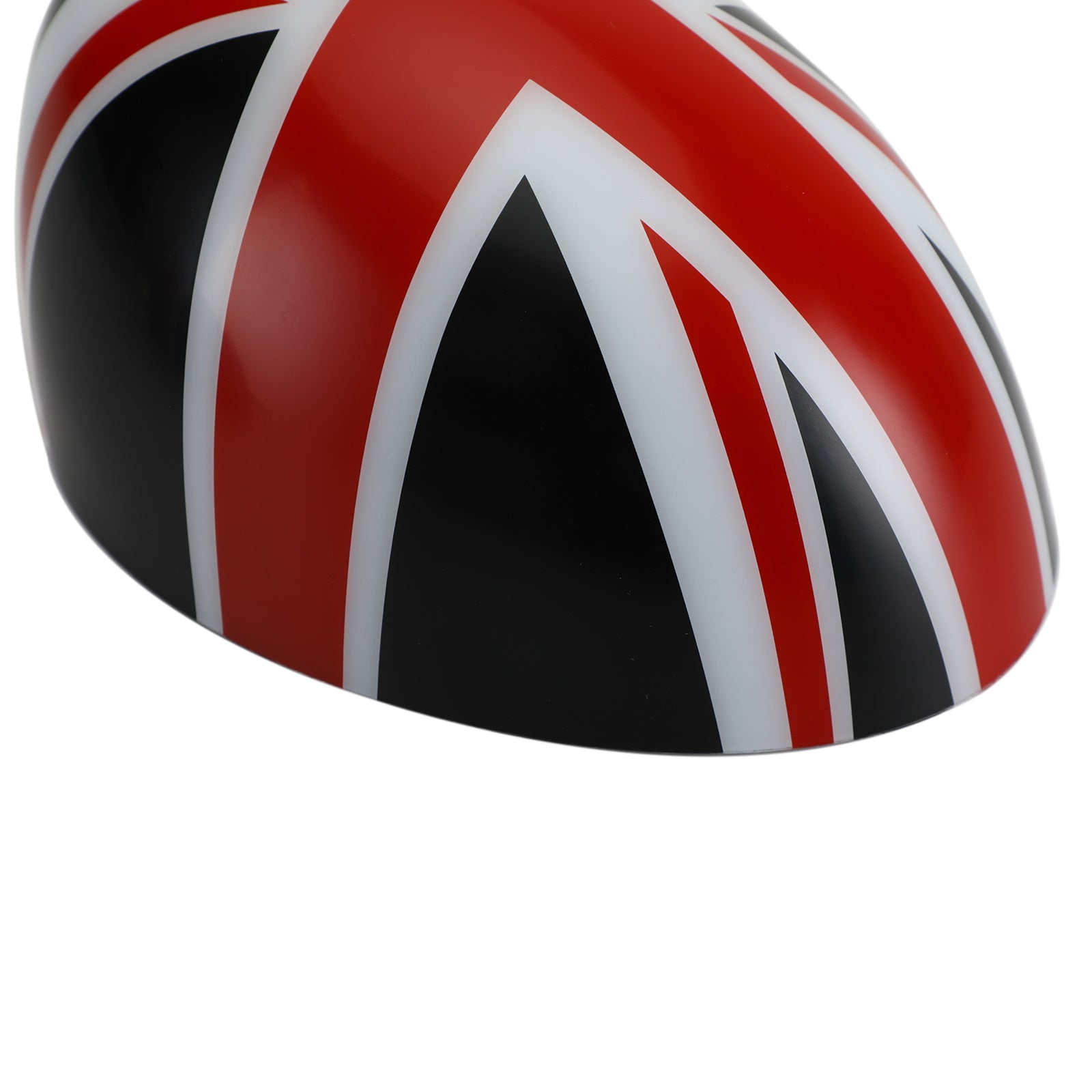 PALASER Mini Cooper R55 R56 R57 Black/red 2 X Union Jack Uk Flag Mirror Covers - Image 3