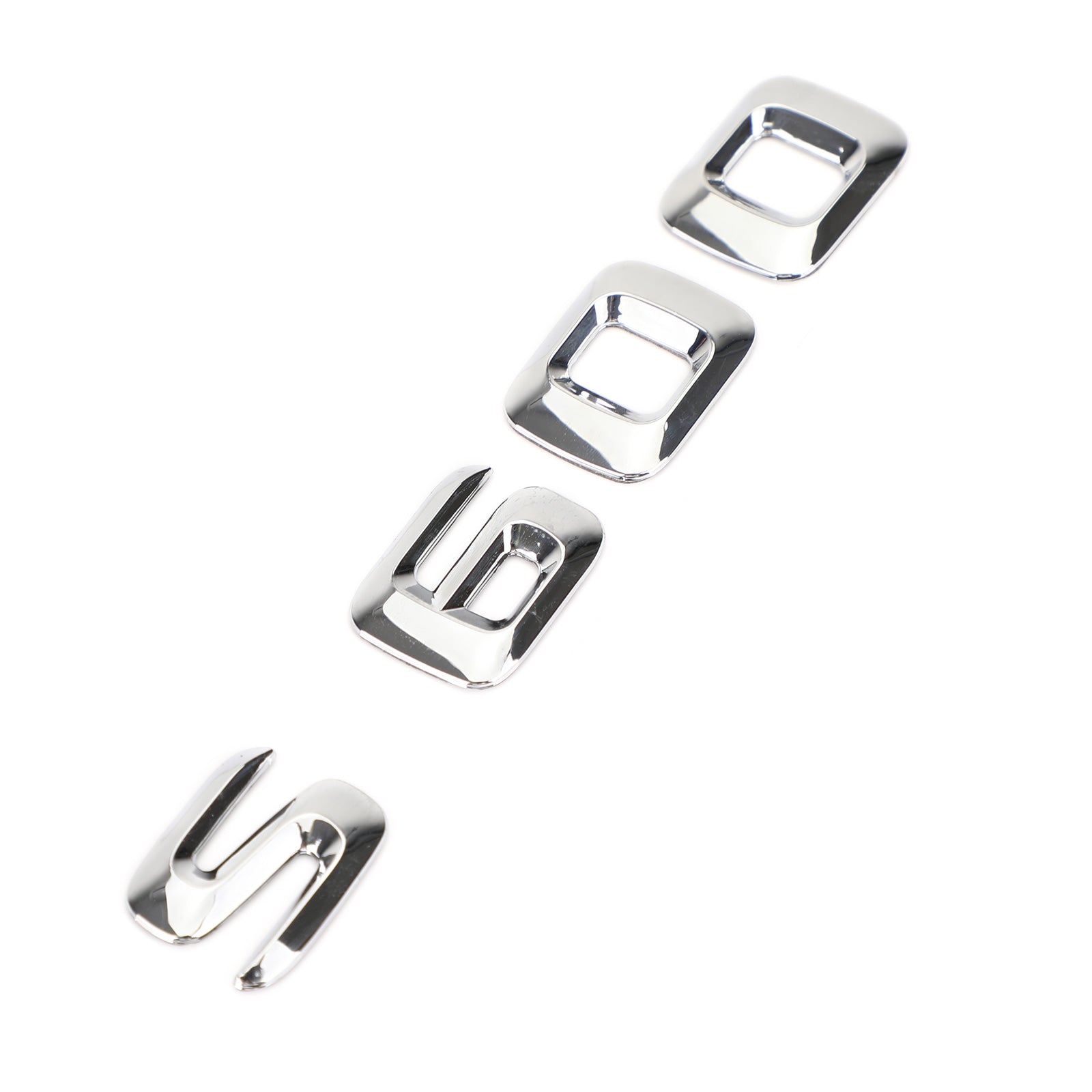 PALASER Rear Trunk Emblem Badge Nameplate Decal Letters Numbers Fit Mercedes S600 Chrome