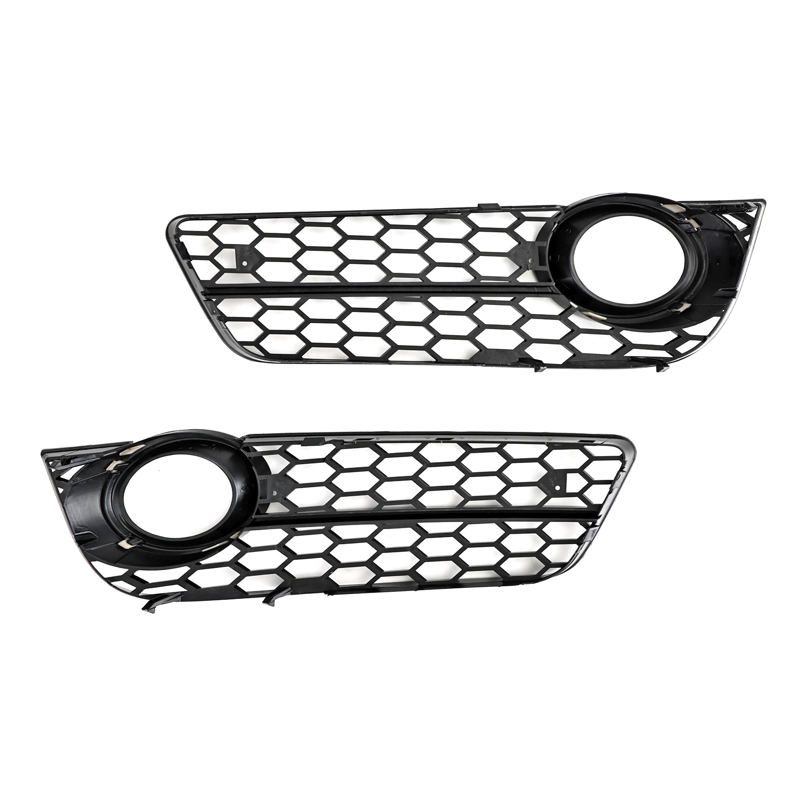 PALASER 2007-2011 Audi A5 Standart Style Pair Honeycomb Front Fog Lamp Cover Grill 1522024