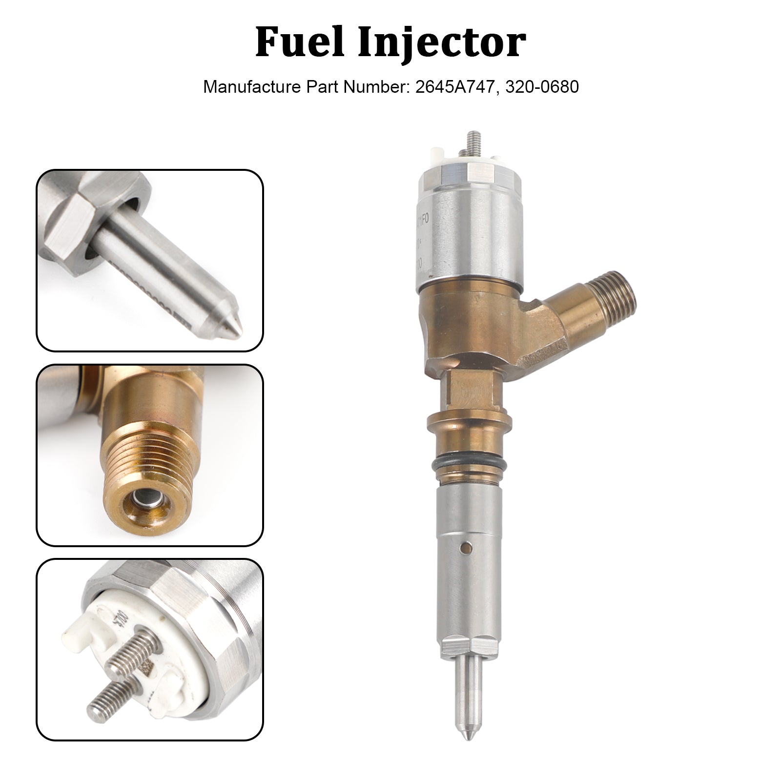 PALASER Caterpillar C6 C6.4 Fit Cat 320D Excavator 1PCS Fuel Injector 3264700 10R-7675 - Image 11
