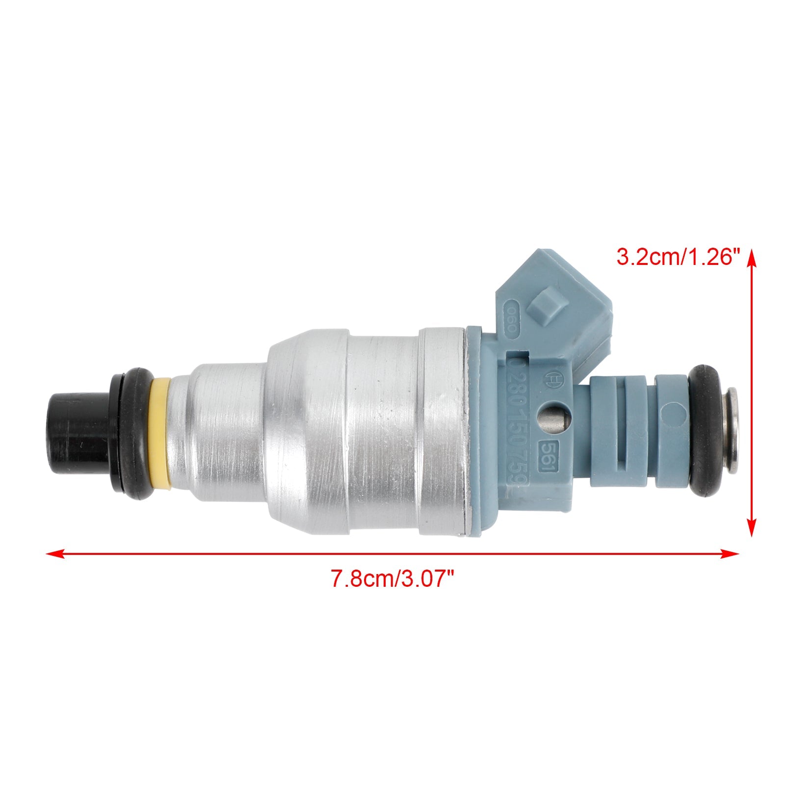 PALASER 1PCS Fuel Injector 0280150759 822-11120 Fit Ford E-250 E-350 7.5L V8 1988-1991 - Image 2
