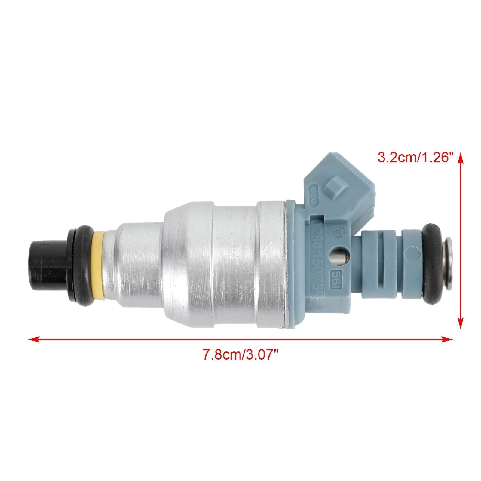 PALASER 1988-1991 Ford F250 F350 F53 7.5L V8 8PCS Fuel Injectors 0280150759 - Image 2