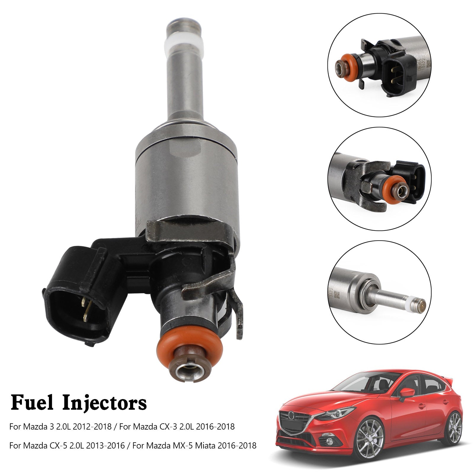 PALASER 2012-2018 Mazda 3 2.0L Fuel Injector PE01-13-250C PE01-13-250B - Image 10