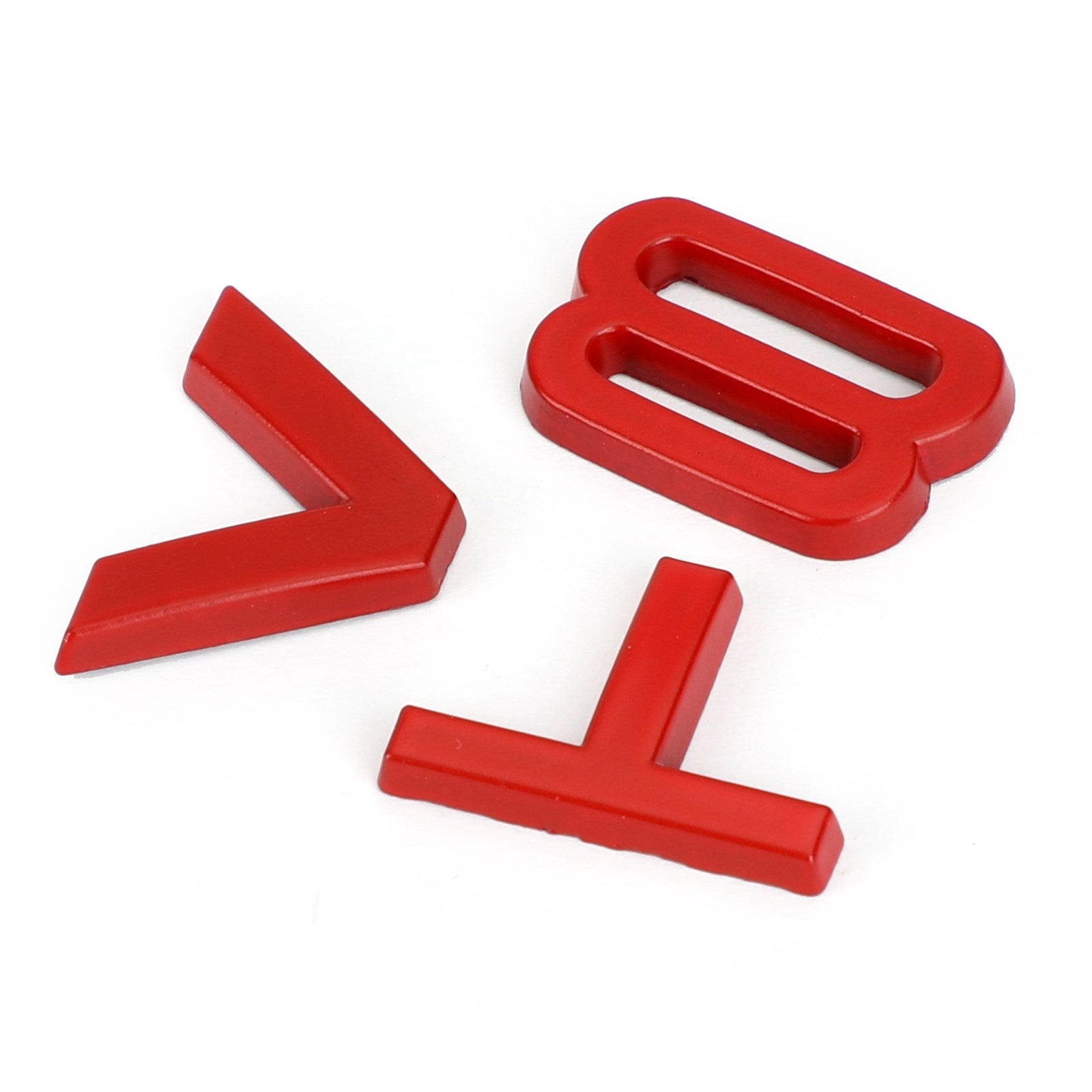 PALASER Audi A1 A3 A4 A5 A6 A7 Q3 Q5 Q7 S6 S7 S8 S4 SQ5 Red V8T Emblem Badge Fit - Image 6