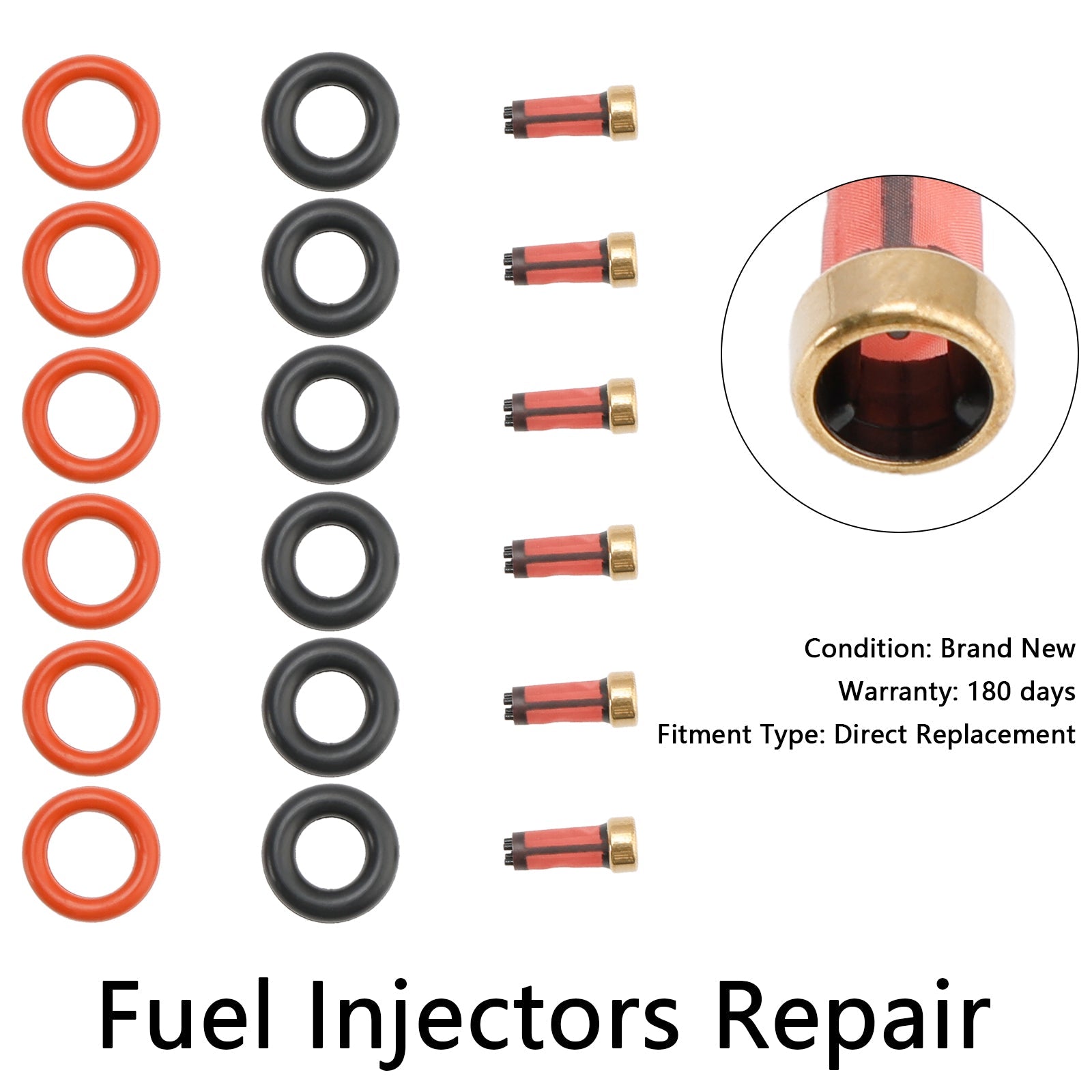 PALASER BMW E46 320i 323i 325i 330i Fuel Injector Repair Kits 13537546244 13641437486 - Image 6
