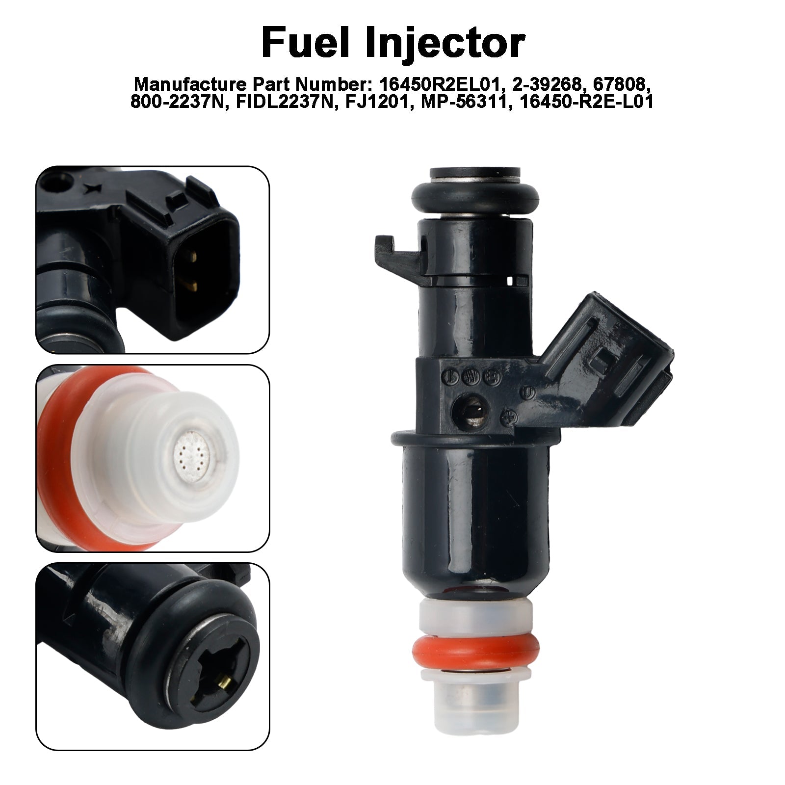 PALASER 2012-2015 Honda Civic 1.8L Fuel Injectors 16450-R2E-L01 - Image 7