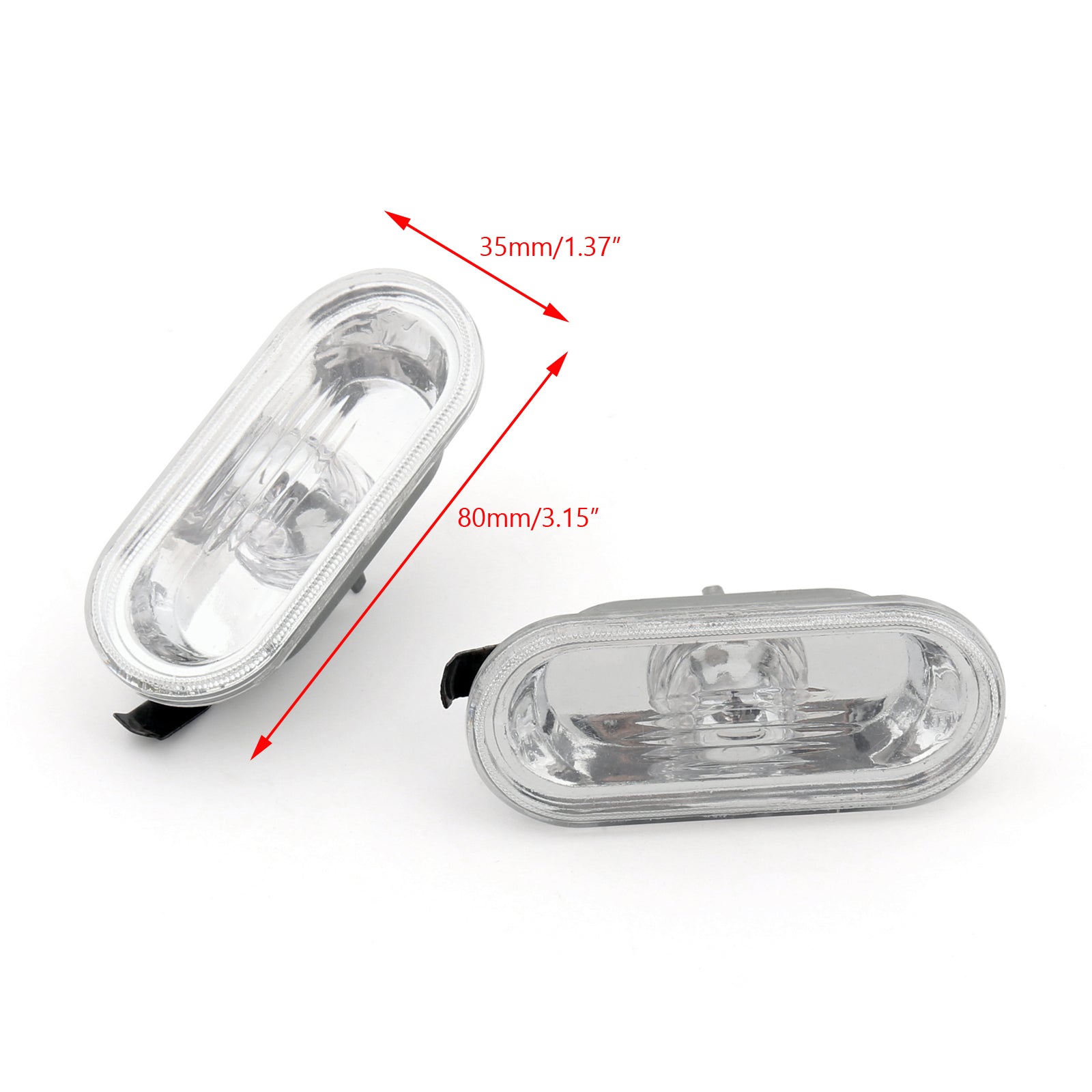 PALASER 2X Side Marker Light For Vw Jetta Bora Golf Mk4 Gti B5.5 Passat B5 Beetle R32 - Image 2