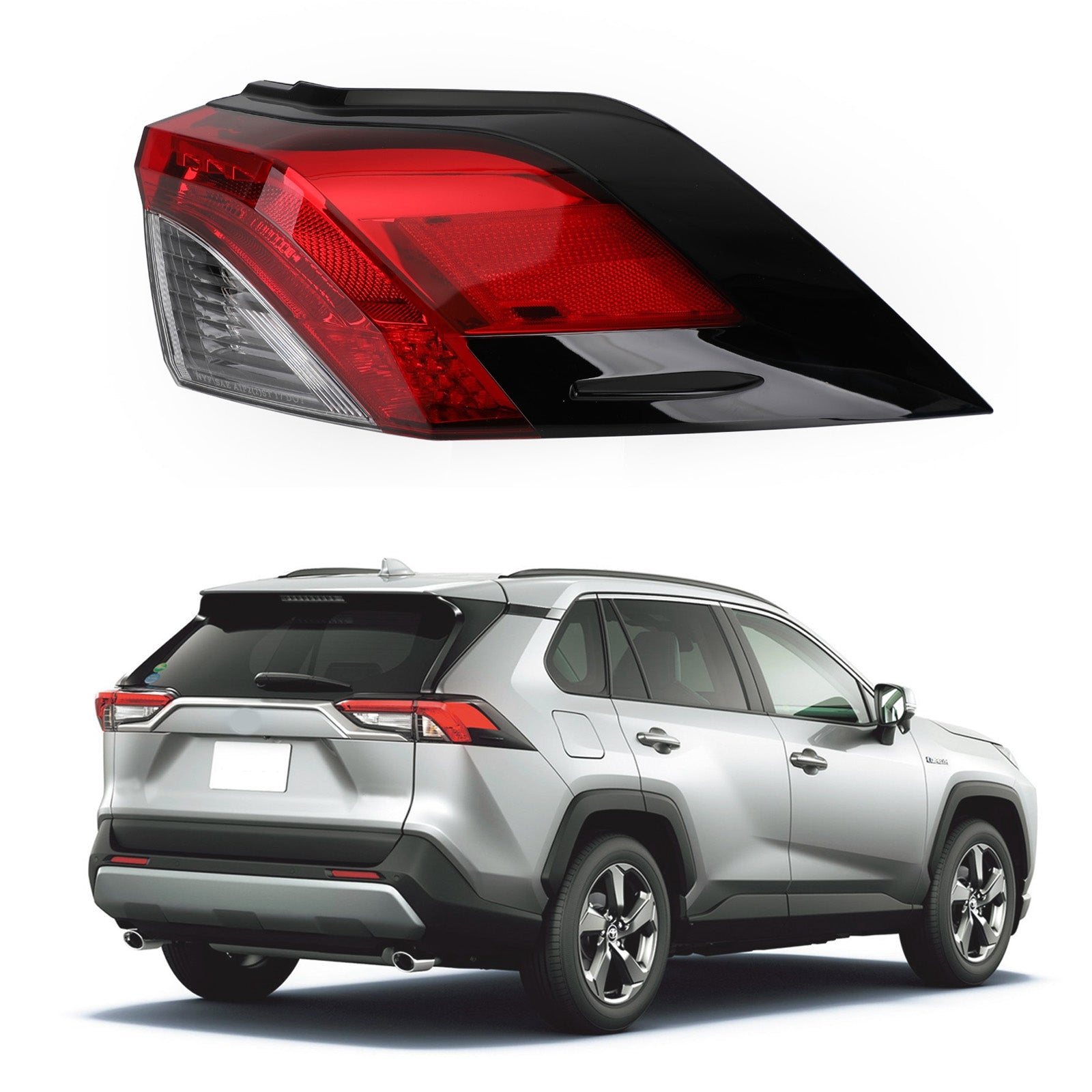 PALASER 2019-2021 Toyota RAV4 L+r Side Tail Light Rear Lamp Outer 81560/81550-0R090 - Image 14