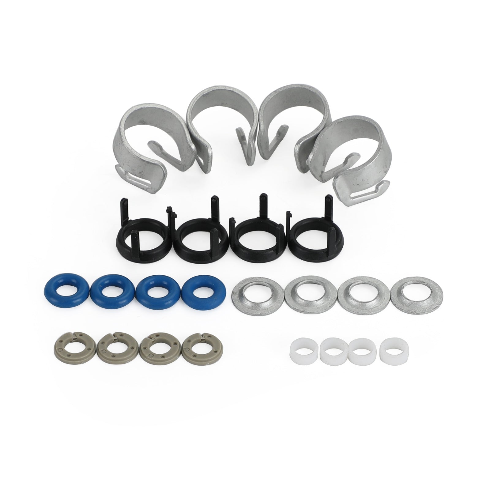 PALASER Vw Jetta/passat/tiguan/beetle/gti/gli/golf/cc 4PCS Fuel Injectors O-ring Seals Repair Kits 06H998907A 06H906036E
