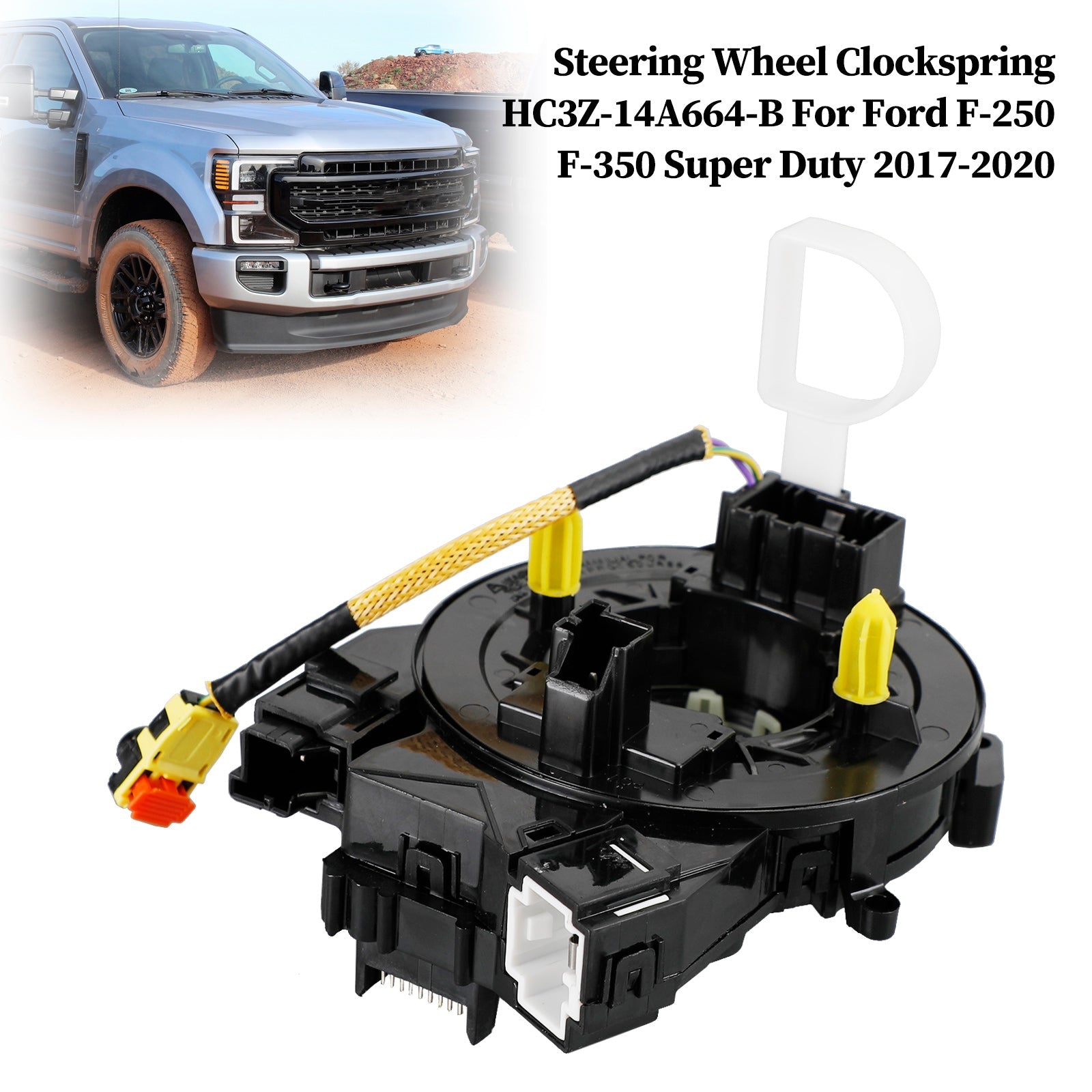 PALASER 2017-2020 Ford F-250 F-350 Super Duty Steering Wheel Clockspring HC3Z-14A664-B - Image 8