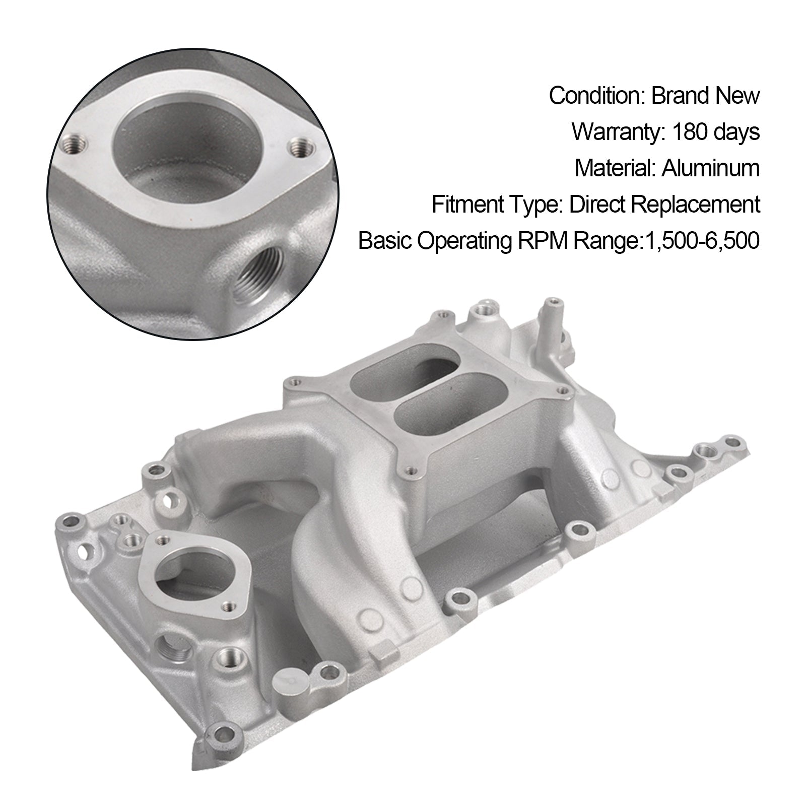 PALASER 1967-2003 Chrysler/mopar Small Block 318 340 360 Aluminum Intake Manifold - Image 12