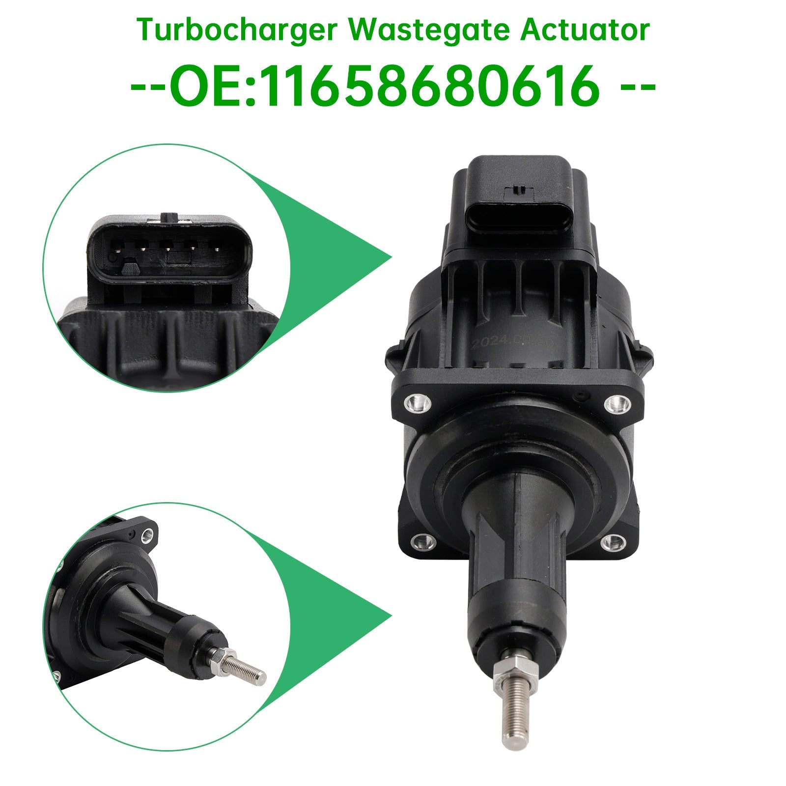 PALASER 2016-2019 BMW G12 750Li Xdrive Turbocharger Wastegate Actuator 11658680616 - Image 5