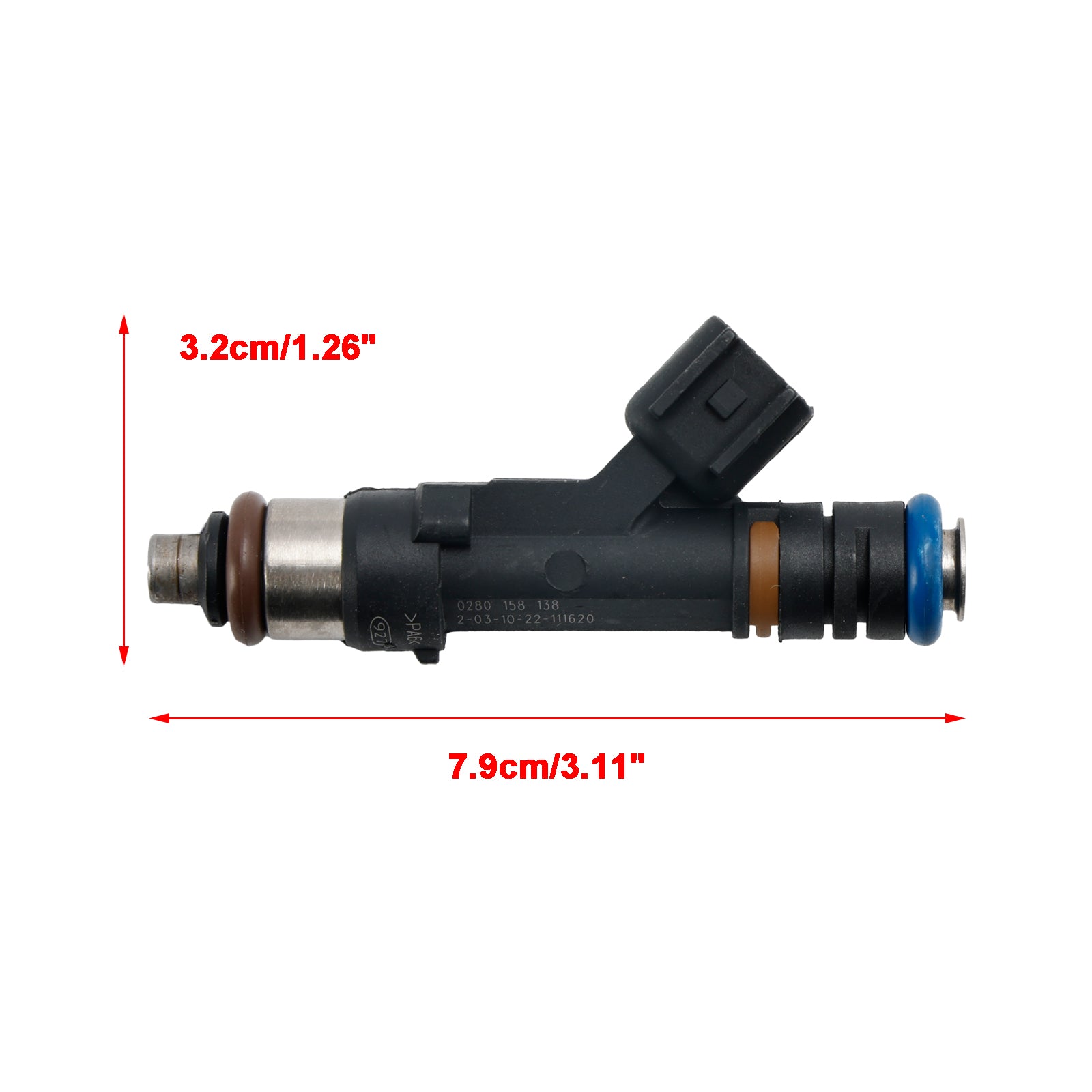 PALASER 2004-2009 Ford E-150 E-250 E-350 5.4L Fuel Injectors 0280158138 - Image 2