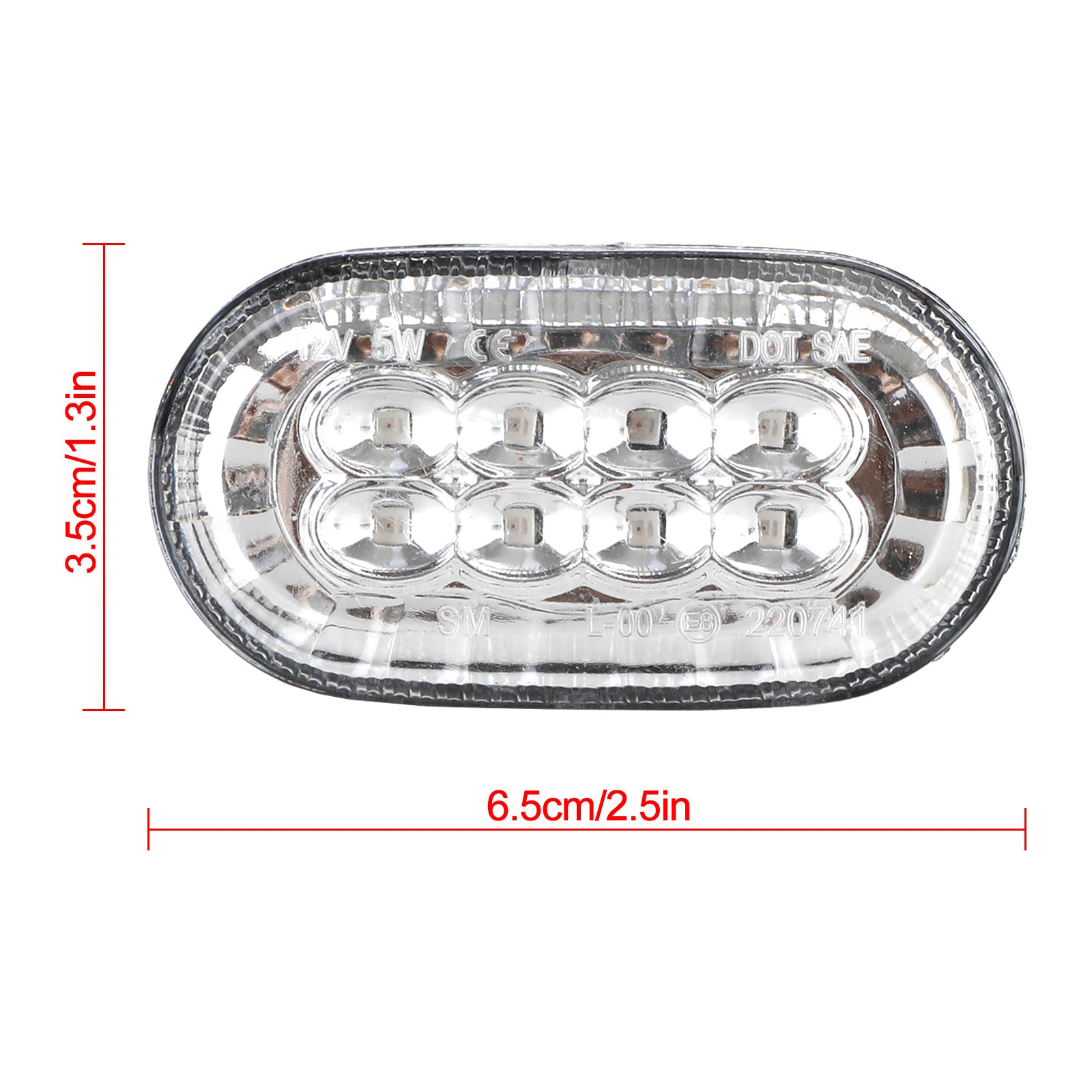 PALASER Suzuki Jimny JB64 JB74 Pair Of Side Marker Light Turn Signal Light Clear - Image 2