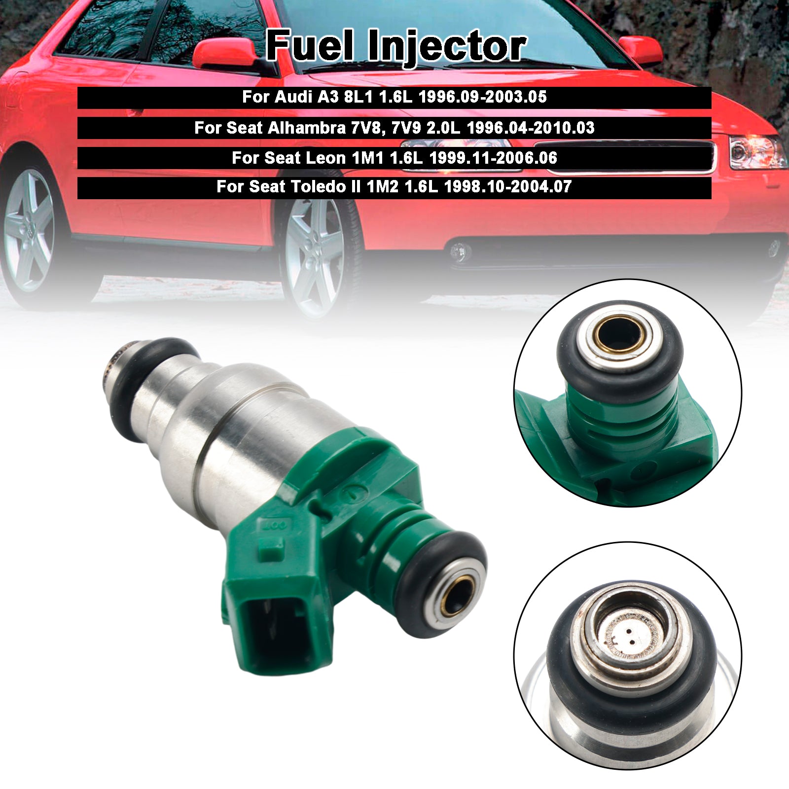 PALASER 1998.10-2005.05 Volkswagen Bora 1.6L 1Pcs Fuel Injector 037906031AA - Image 5
