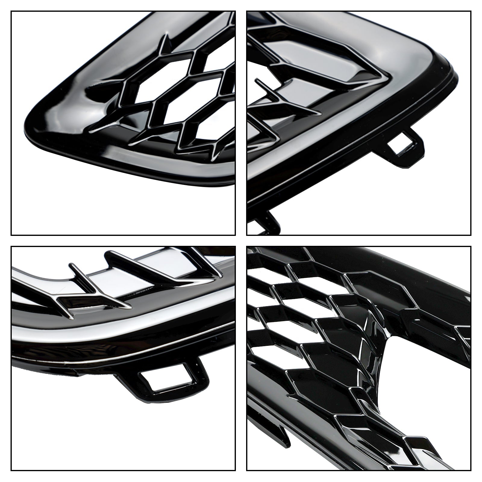 PALASER 2015-2018 Ford Focus 2PCS Front Bumper Fog Light Lamp Cover Bezel Grille F1EZ15266D F1EZ15266G - Image 9