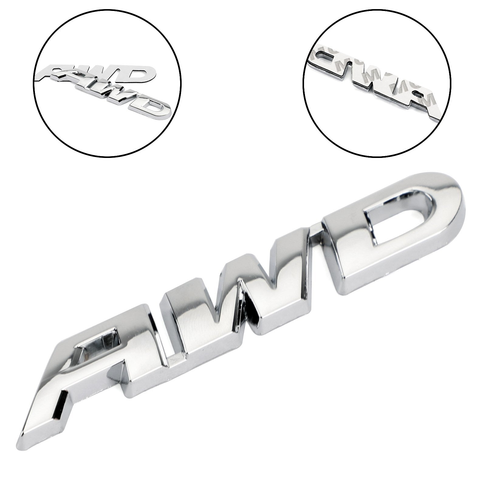 PALASER Awd Word Letter Metal Car Truck Sticker Emblem Badge Decal Auto Car - Image 4
