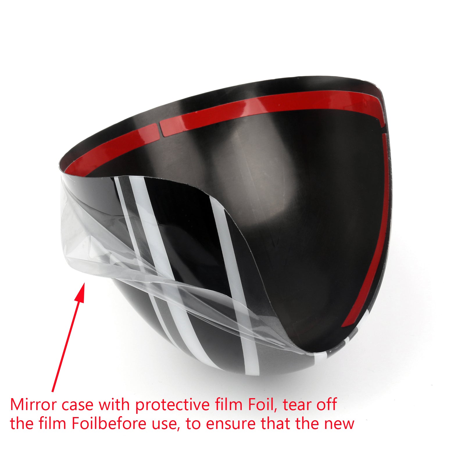 PALASER L&h Wing Mirror Covers Fit Mini Cooper R55 R56 R57 R58 R60 R61 Power Fold Mirror - Image 2