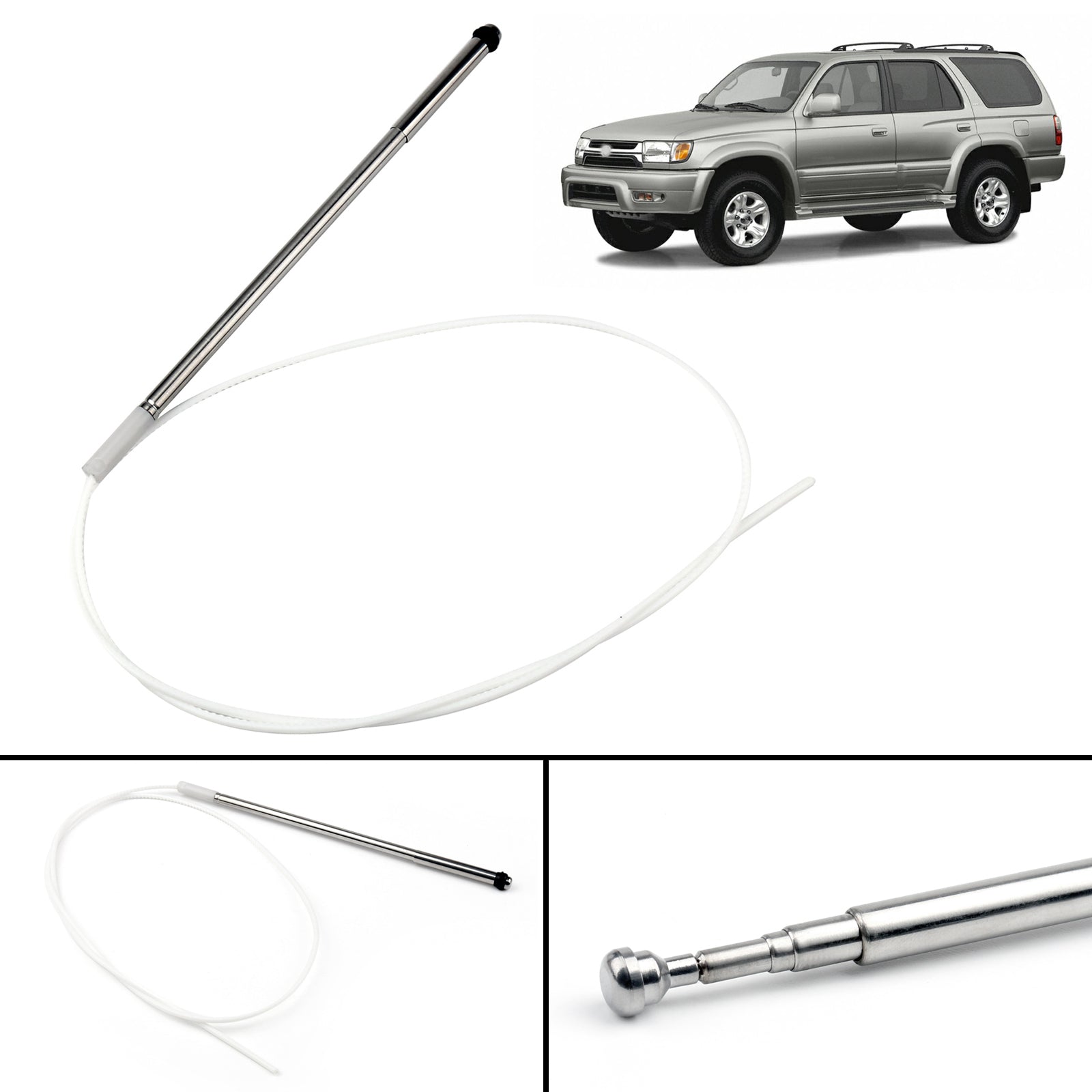 PALASER Power Antenna Mast Replacement New Stainless Steel Fits For Toyota 4RUNNER 1996-2002 - Image 4