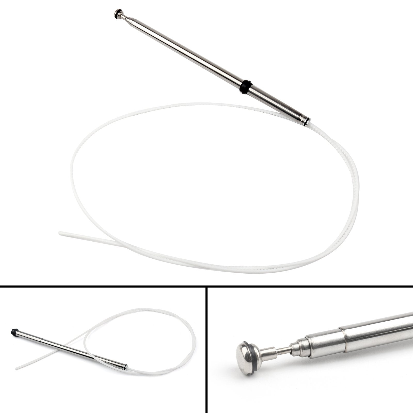 PALASER Antenna Rod With Drive Cable 86337-60080 Sil For Toyota Lexus Land Cruiser OEM - Image 3