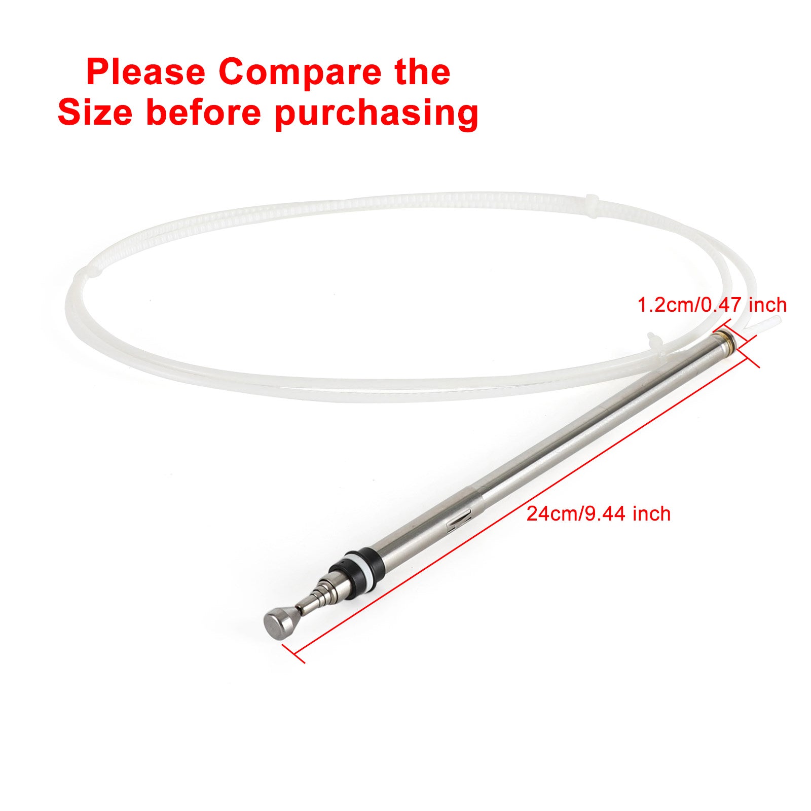 PALASER Cadillac Power Antenna Auto Am/fm Signal Receive Expandable Mast - Image 2
