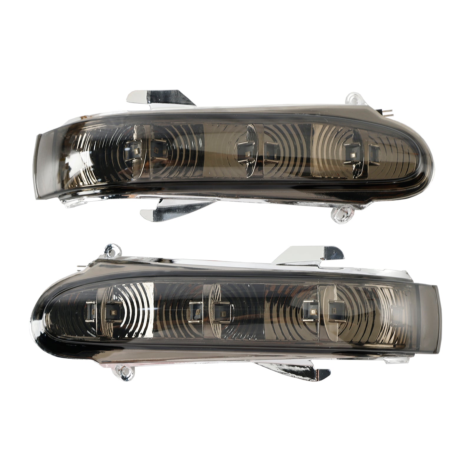 PALASER 1999-2003 Benz S W220 Cl W215 Gray Pair Side Mirror LED Turn Signal Light - Image 4