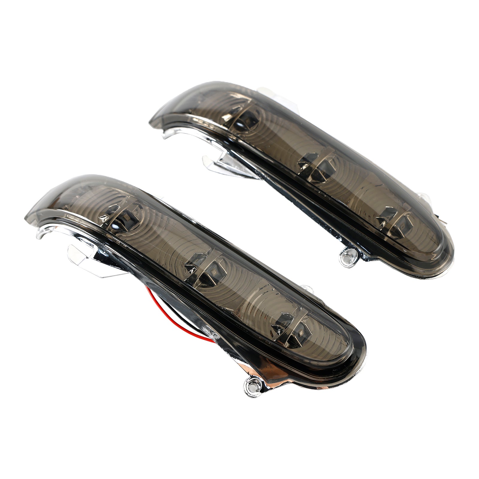 PALASER 1999-2003 Benz S W220 Cl W215 Gray Pair Side Mirror LED Turn Signal Light - Image 5